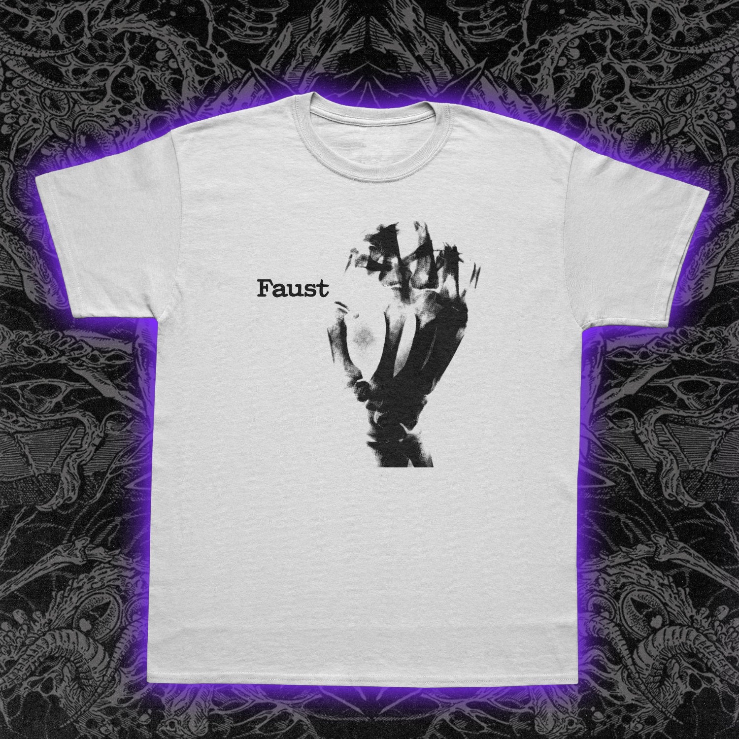 Faust Fist Krautrock Slim Fit Tee | Occult Clothing