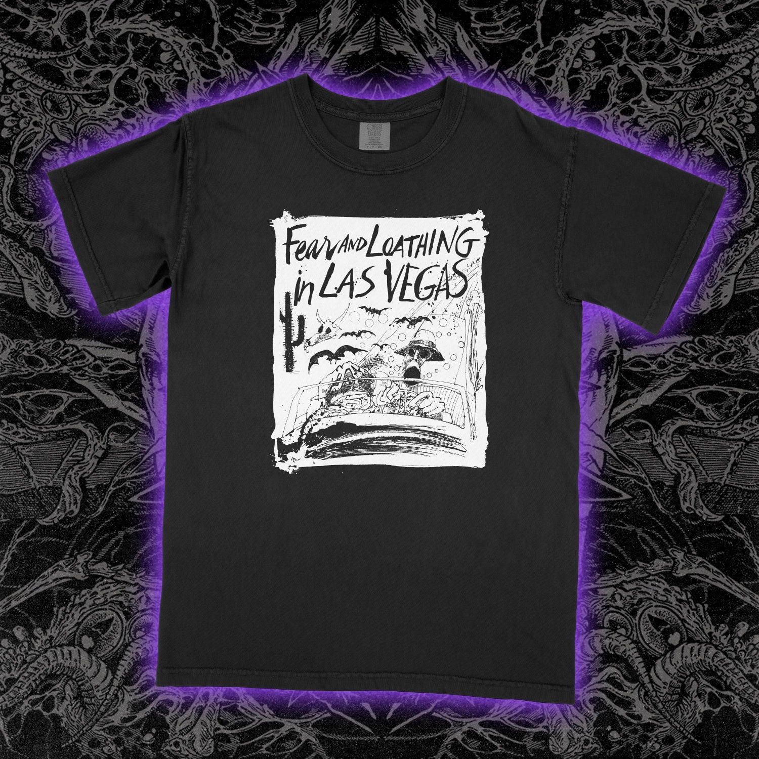 Fear And Loathing In Las Vegas Comfort Colors Black Tee