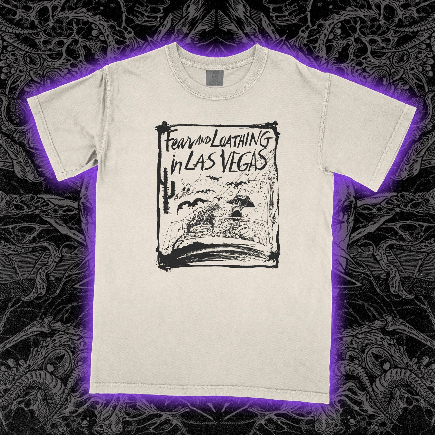 Fear And Loathing In Las Vegas Comfort Colors Ivory Tee