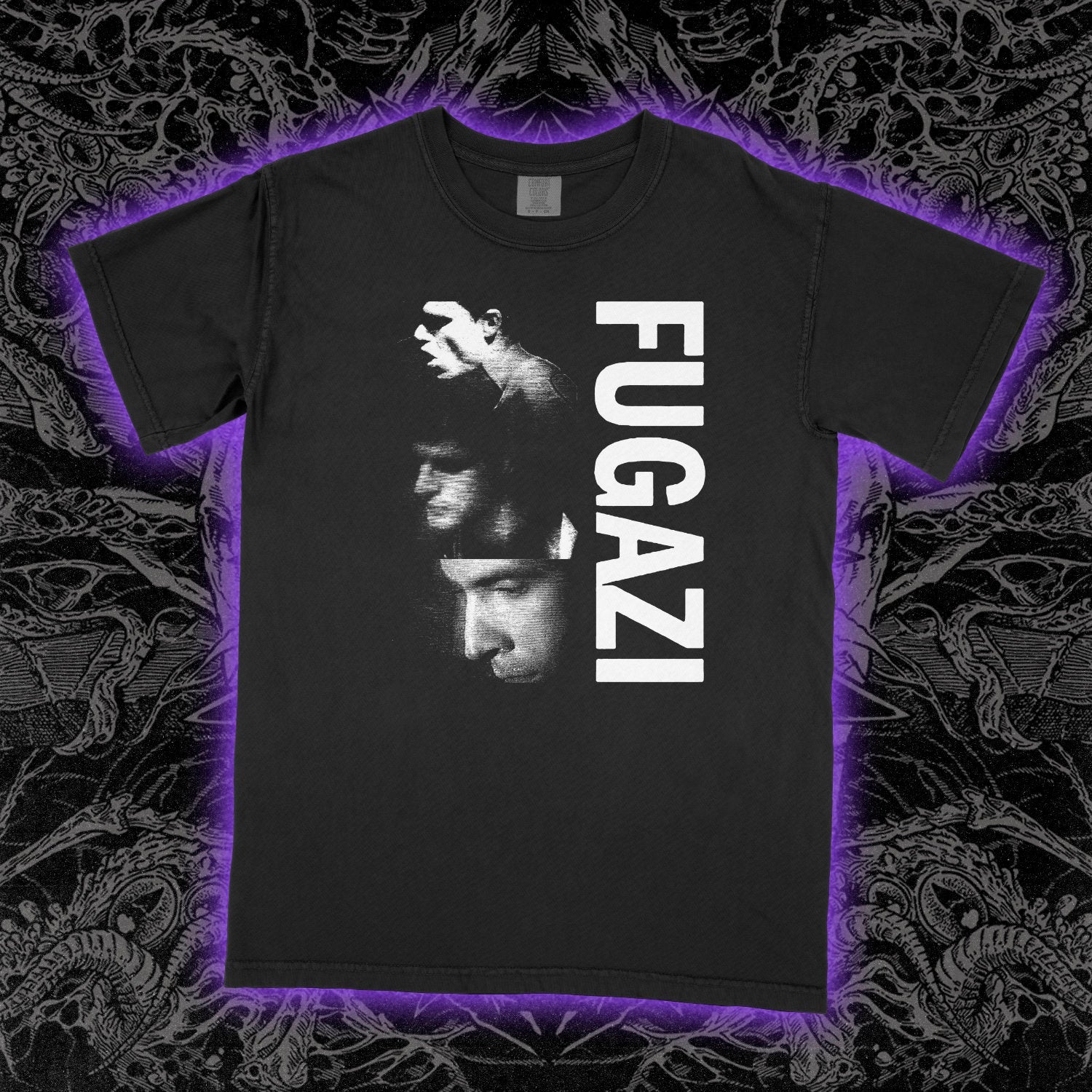 Fugazi Instrument Comfort Colors Black Tee