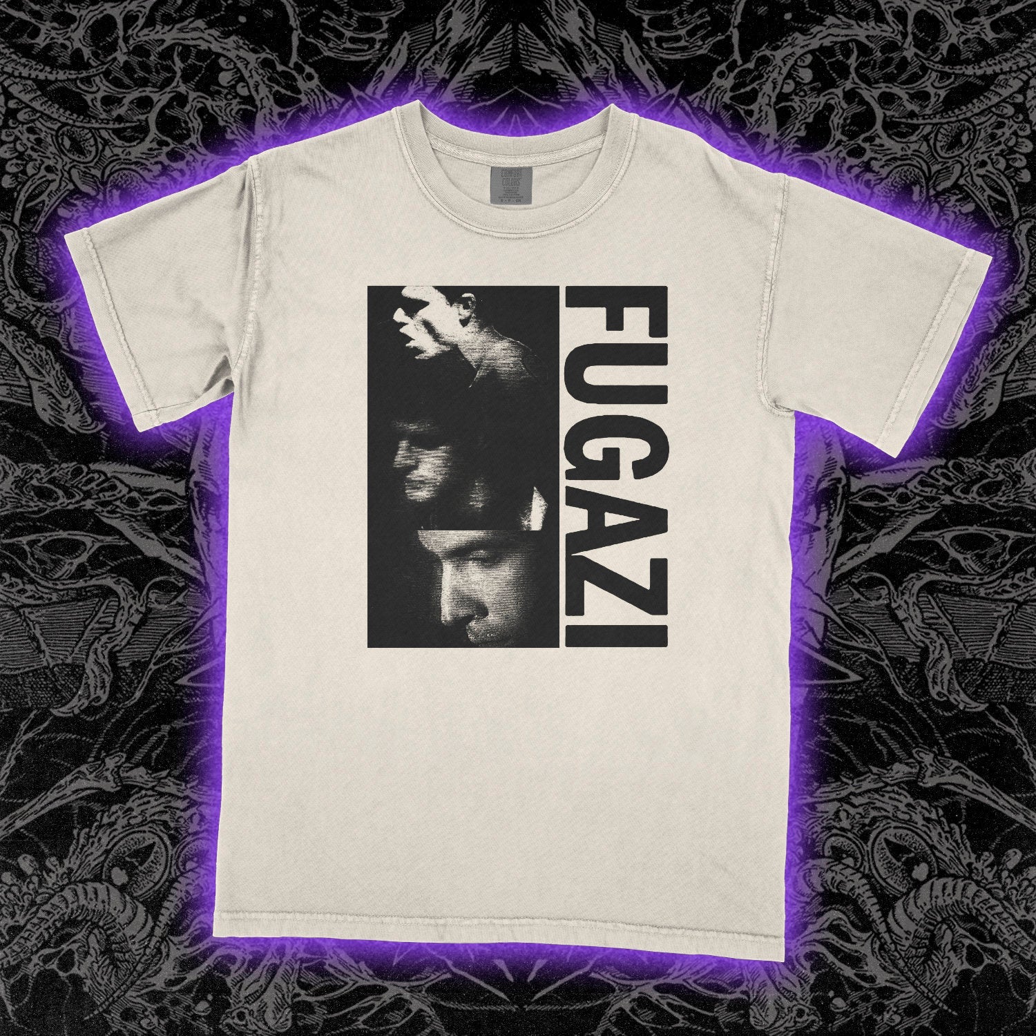 Fugazi Instrument Comfort Colors Ivory Tee