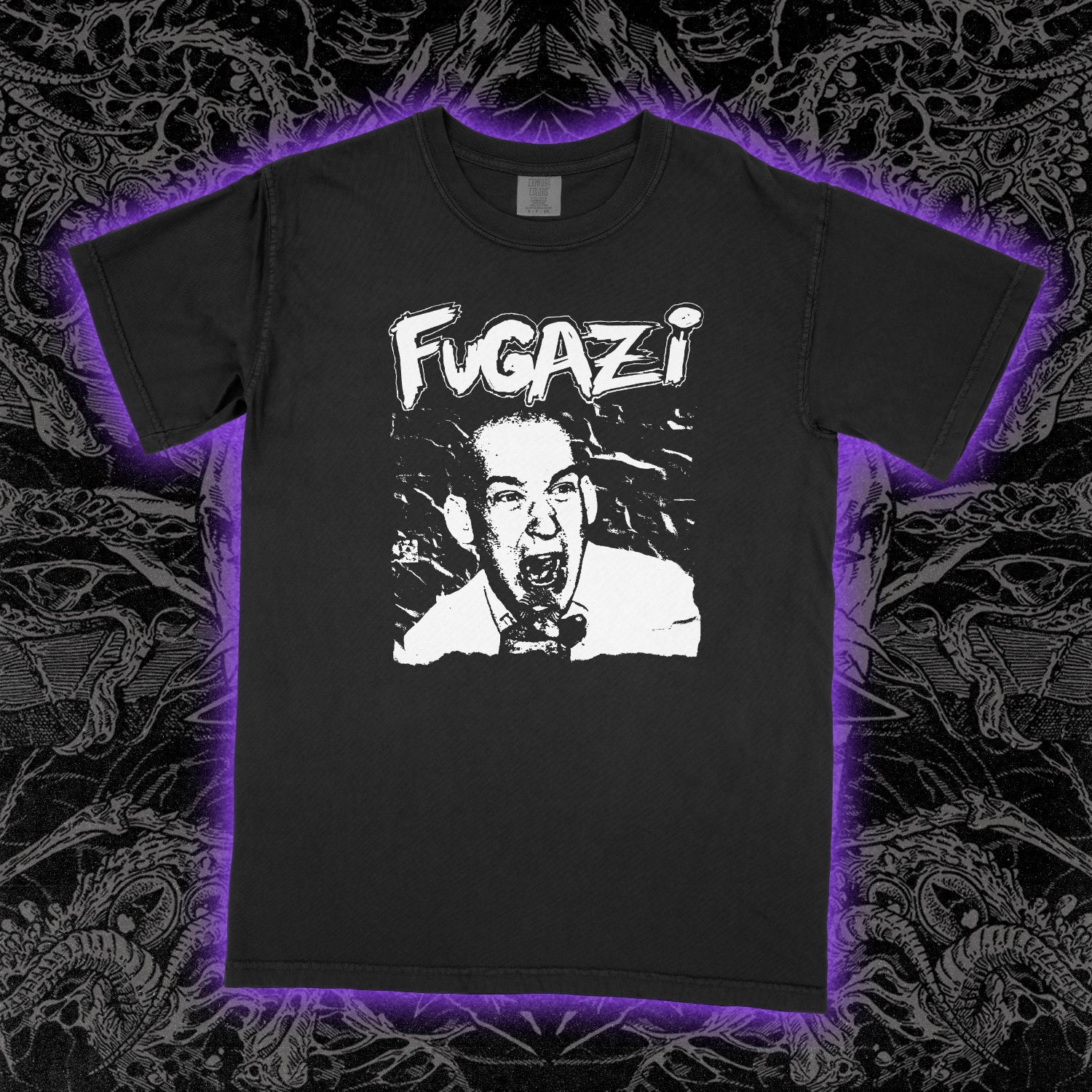 Fugazi Scream Comfort Colors Black Tee