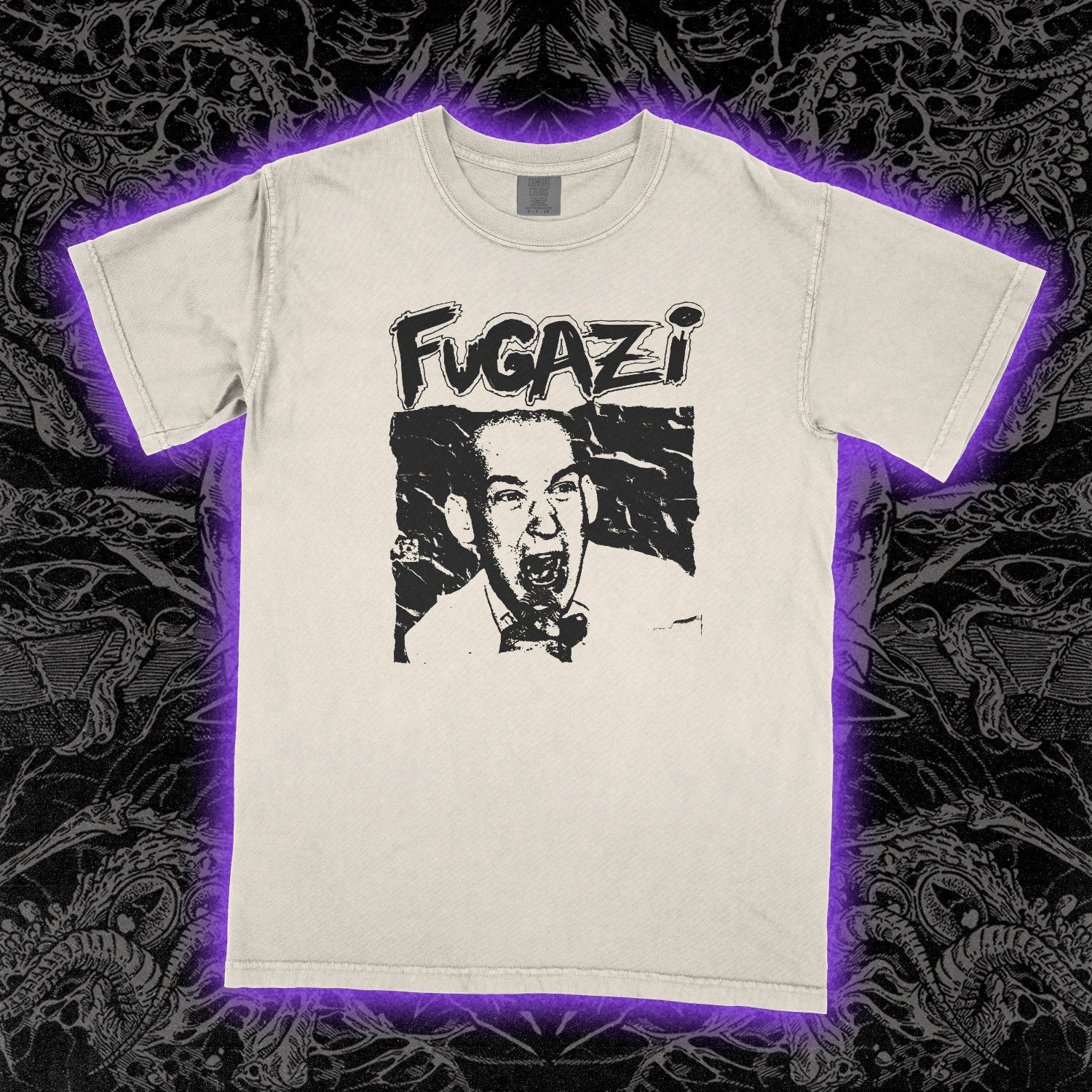 Fugazi Scream Comfort Colors Ivory Tee