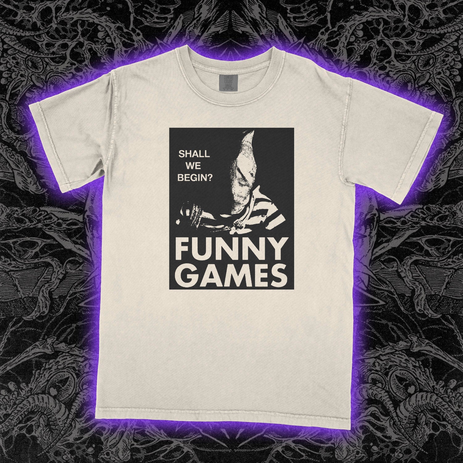 Funny Games Comfort Colors Ivory Tee