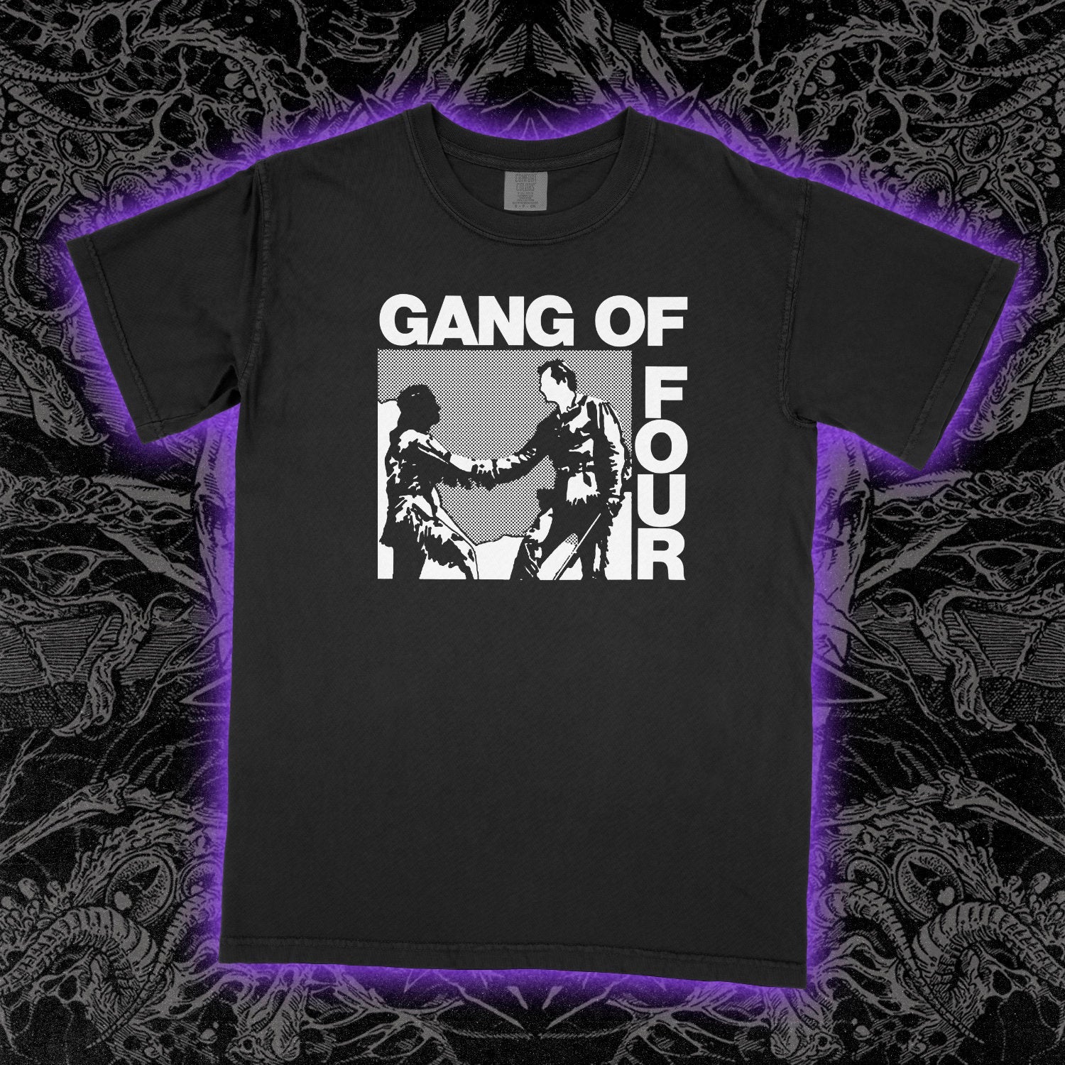 Gang Of Four Comfort Colors Black Tee