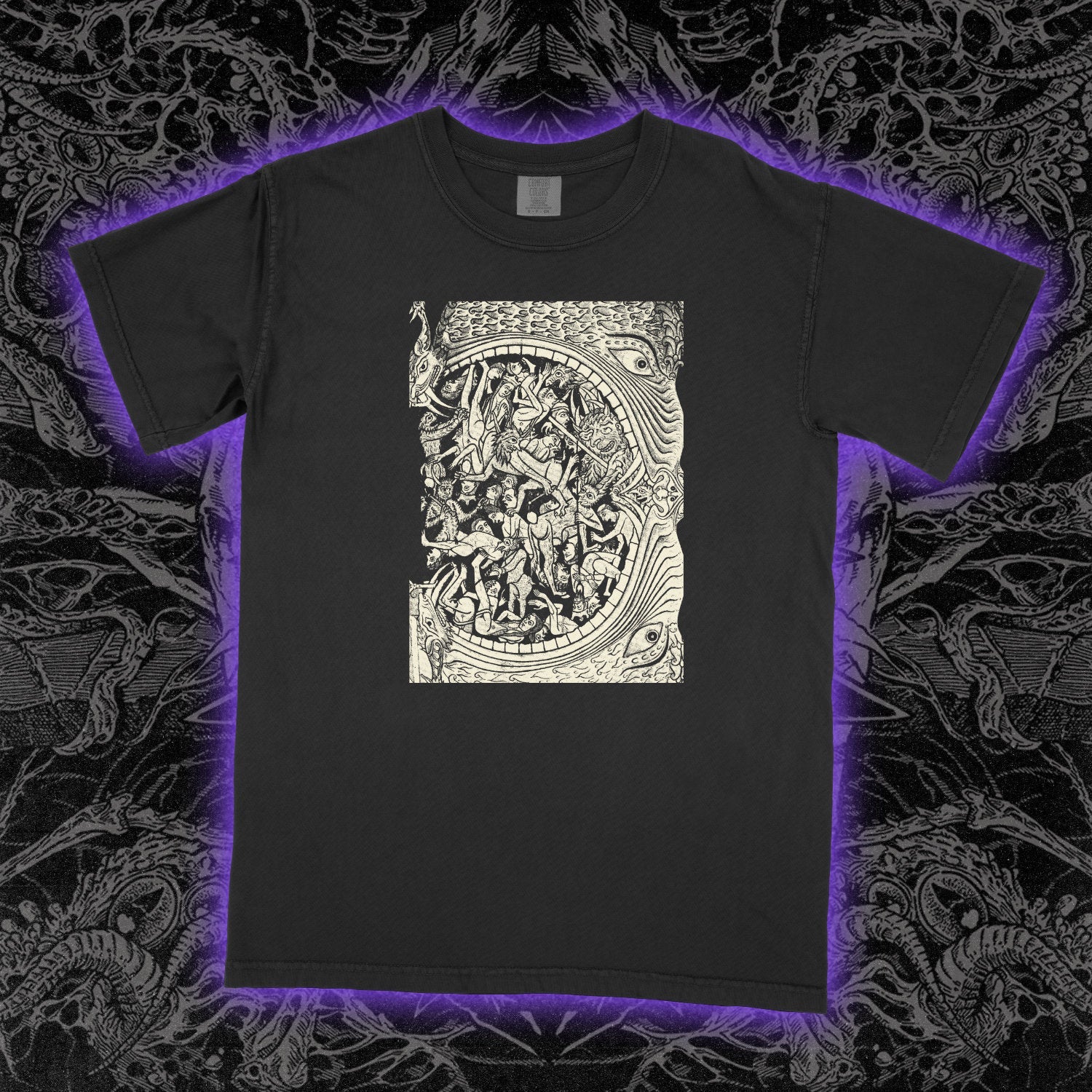 Gaping Hellmouth Comfort Colors Black Tee