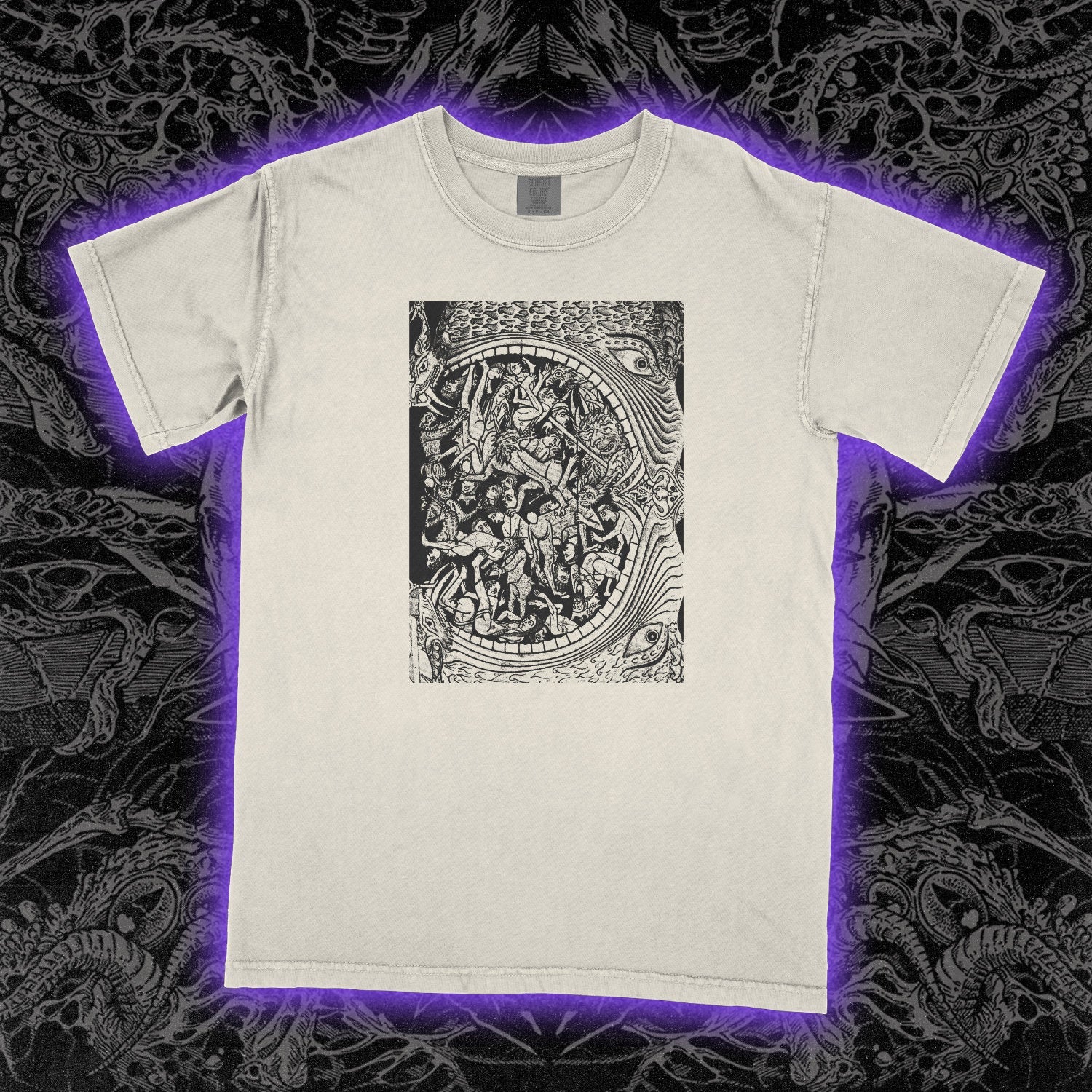 Gaping Hellmouth Comfort Colors Ivory Tee