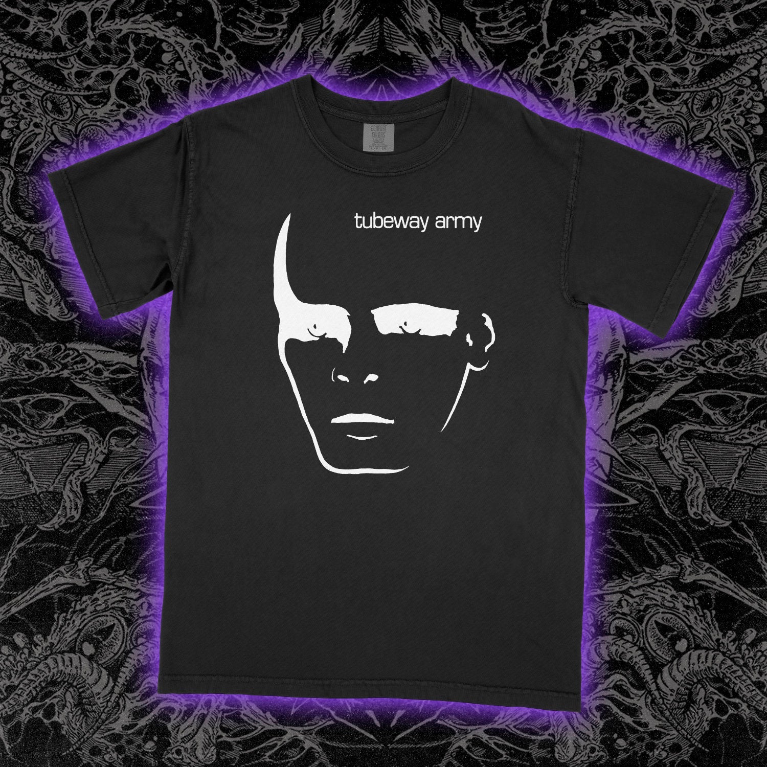 Gary Numan Tubeway Army Comfort Colors Black Tee