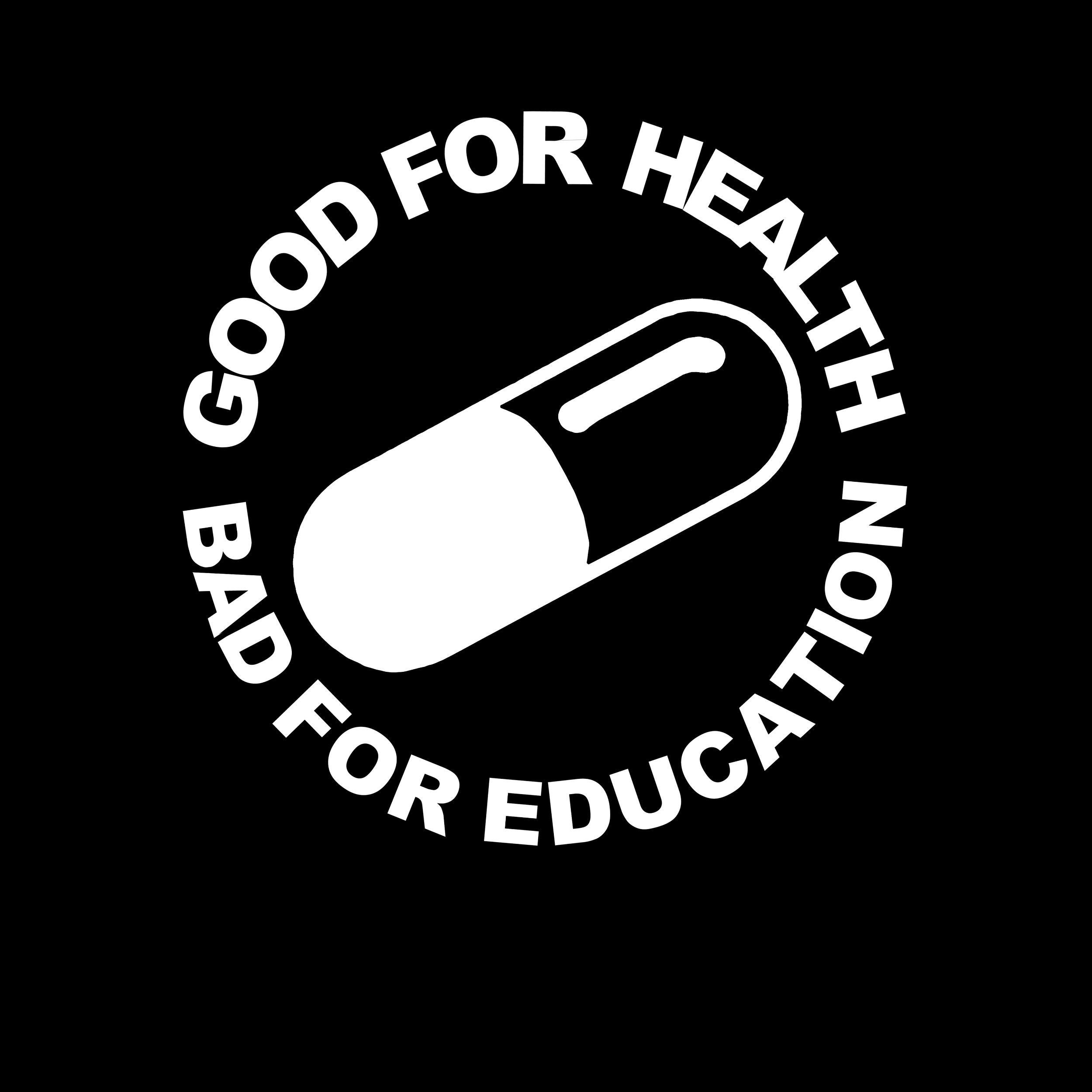 Good For Health Bad For Education Akira Shirt | Occult Clothing
