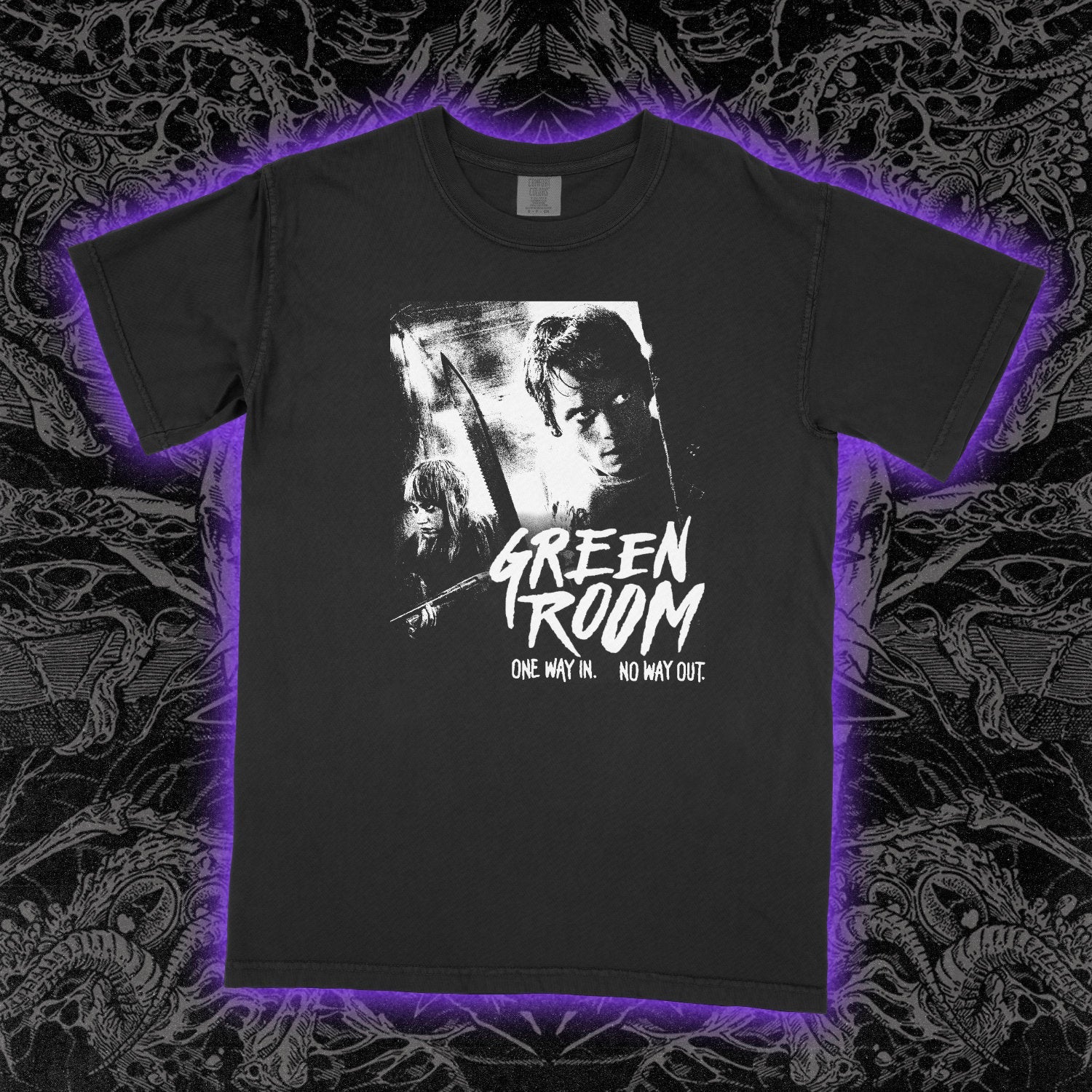 Green Room Movie Comfort Colors Black Tee