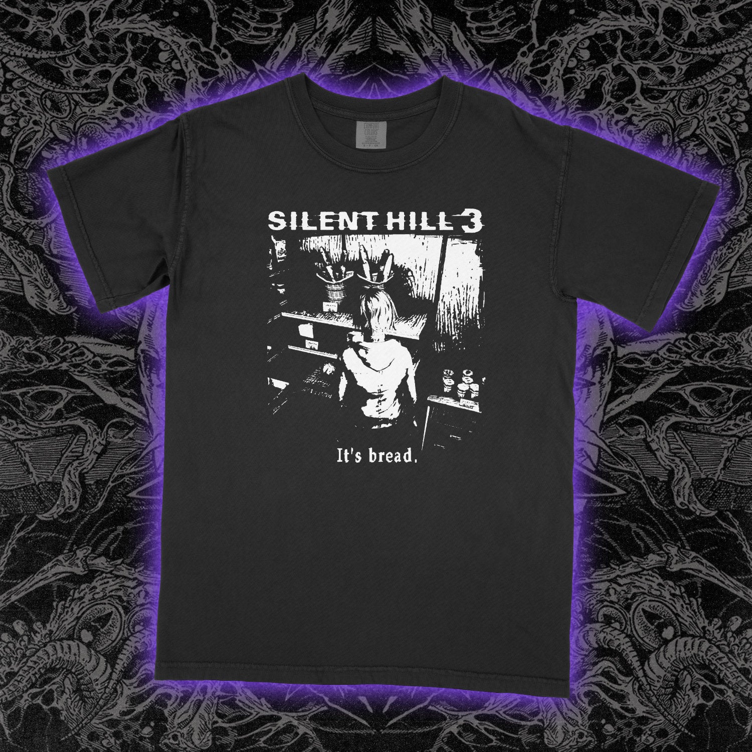 Heather Mason It's Bread Comfort Colors Tee Black