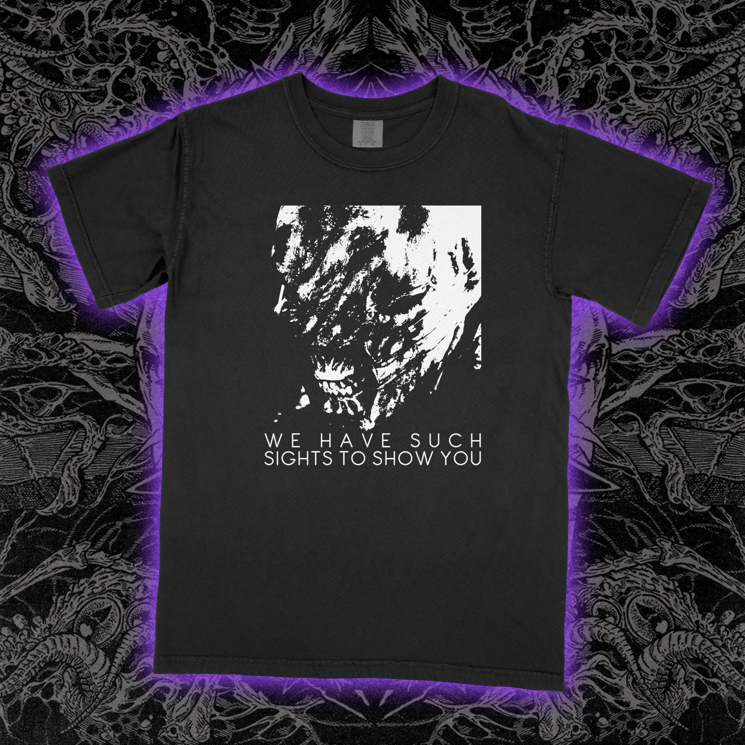 Hellraiser Chatterer Comfort Colors Black Tee