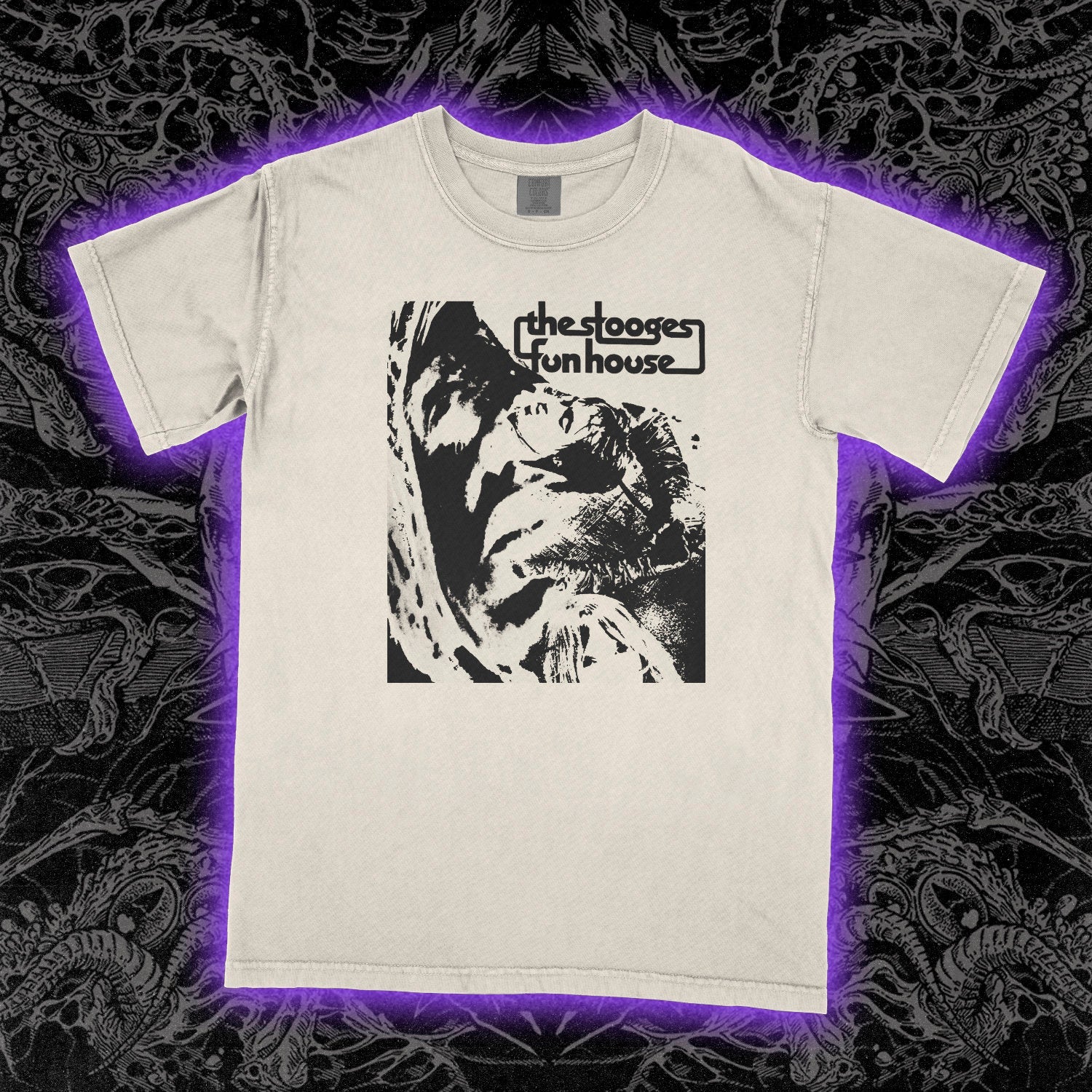 Iggy And The Stooges Funhouse Comfort Colors Ivory Tee