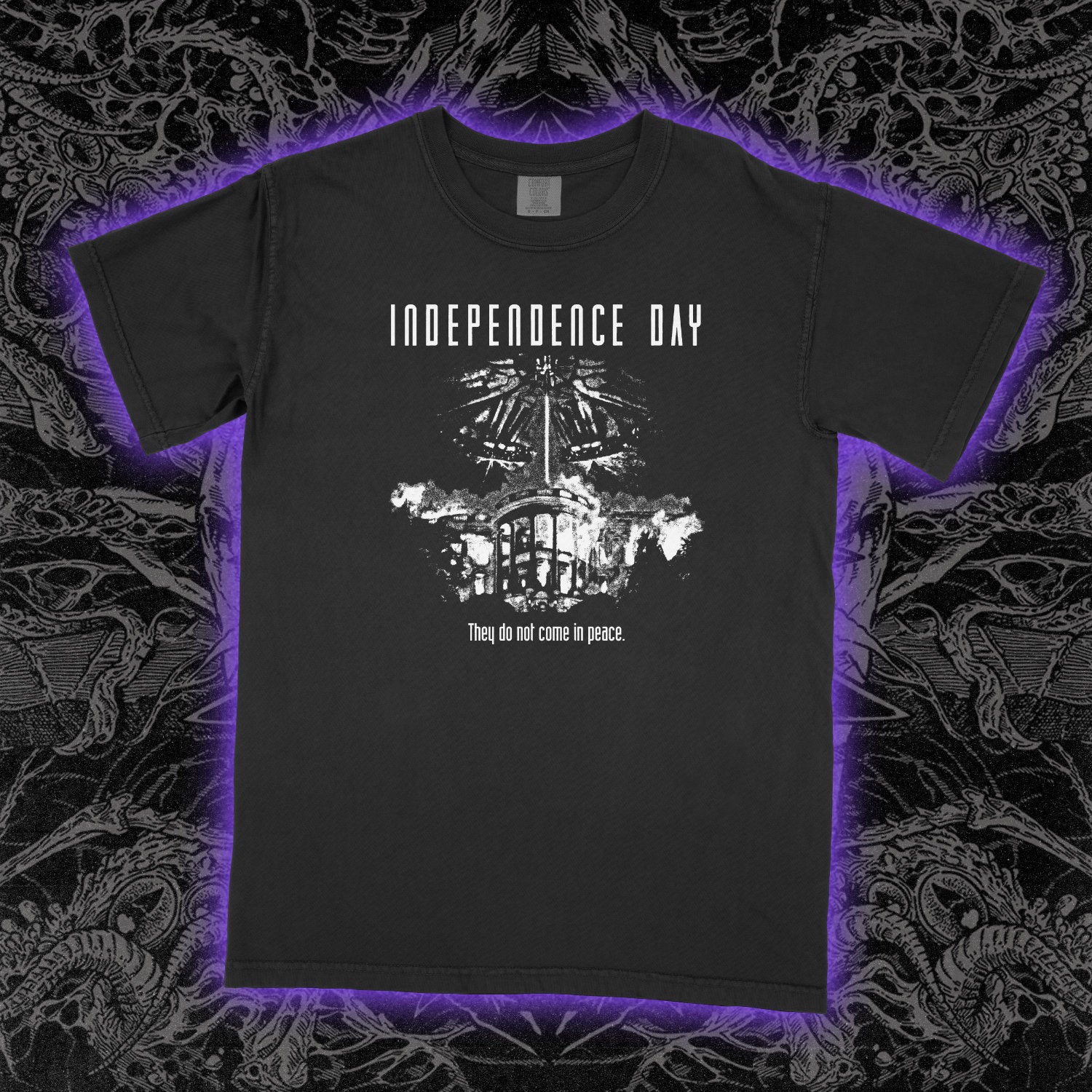 Independence Day Comfort Colors Tee Black