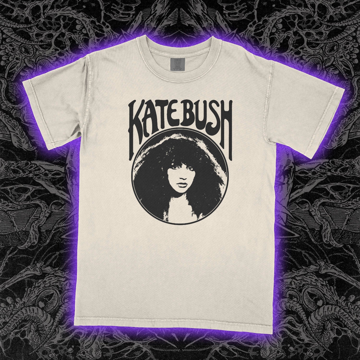 Kate Bush Circle Logo Comfort Colors Ivory Tee