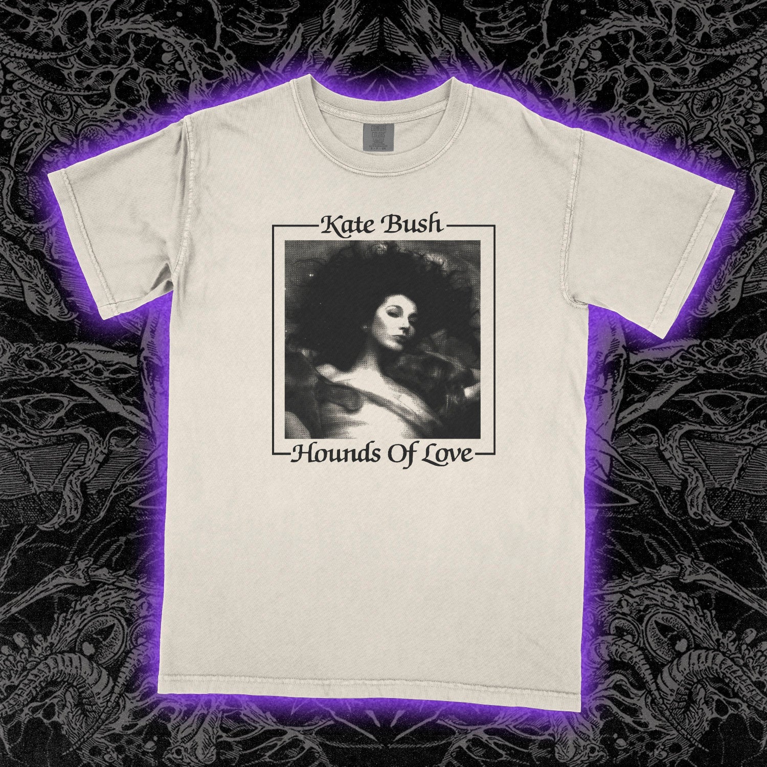 Kate Bush Hounds Of Love Comfort Colors Ivory Tee