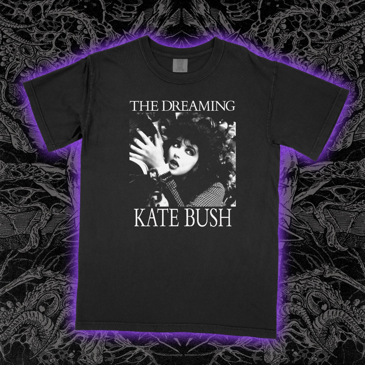 Kate Bush The Dreaming Comfort Colors Black Tee