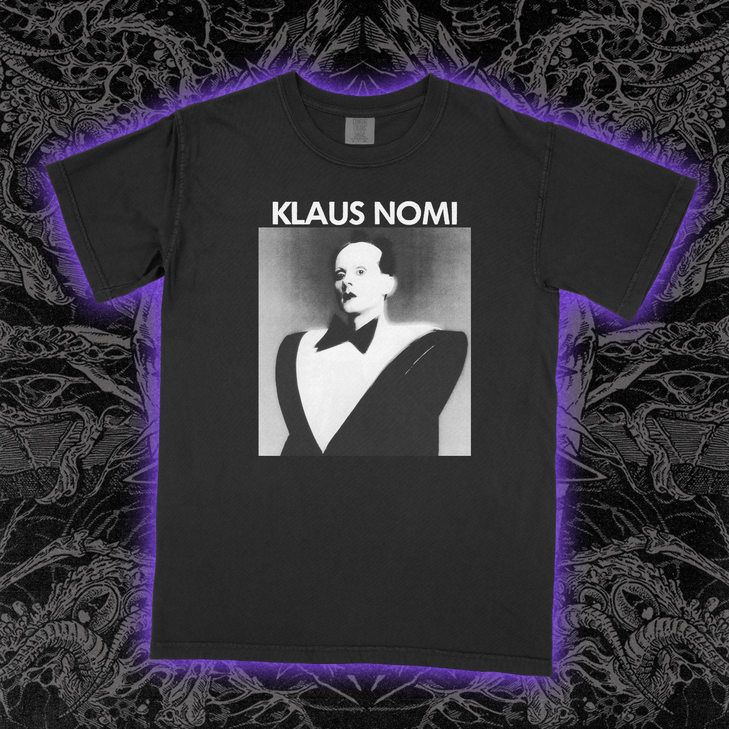 Klaus Nomi Comfort Colors Black Tee