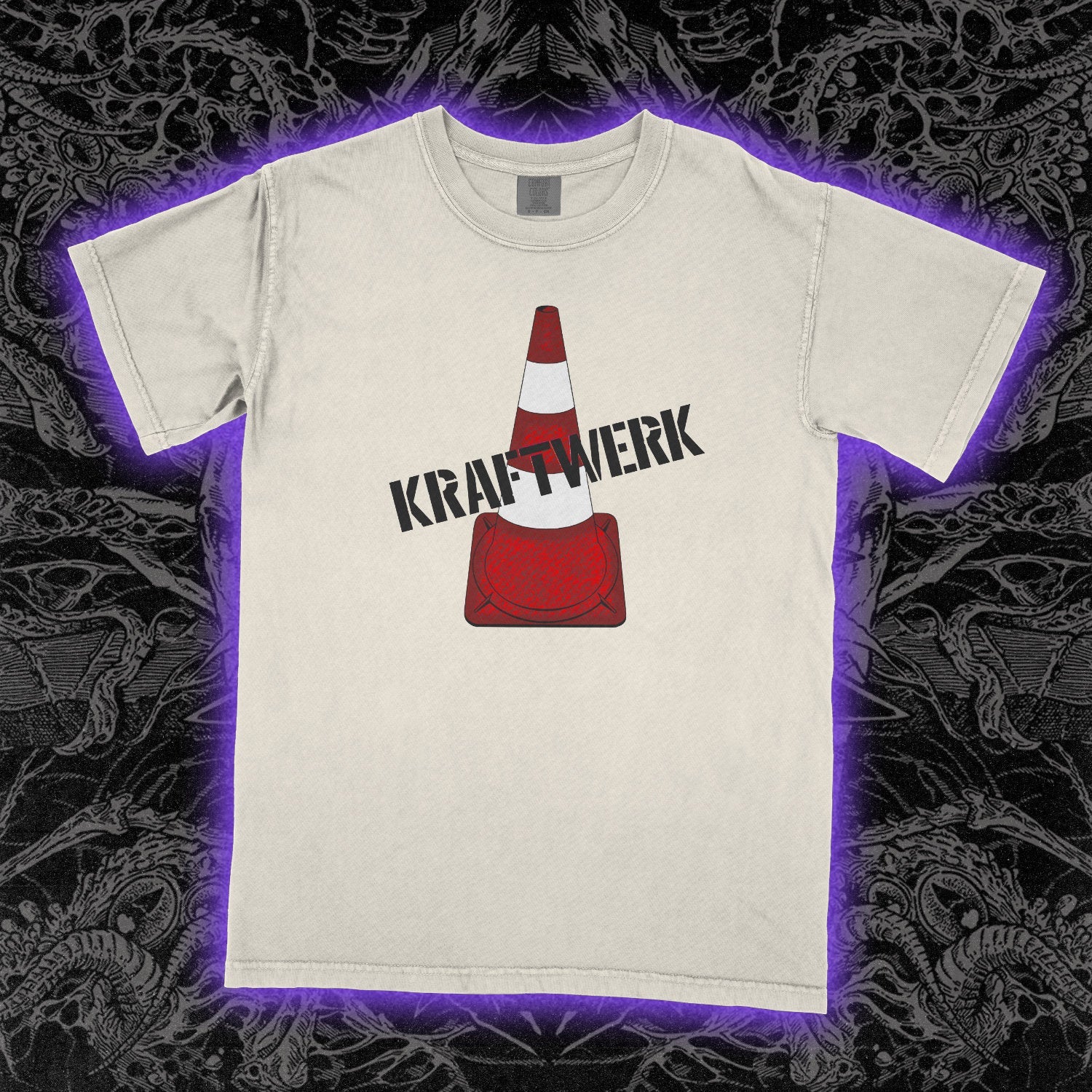 Kraftwerk Cone Comfort Colors Ivory Tee