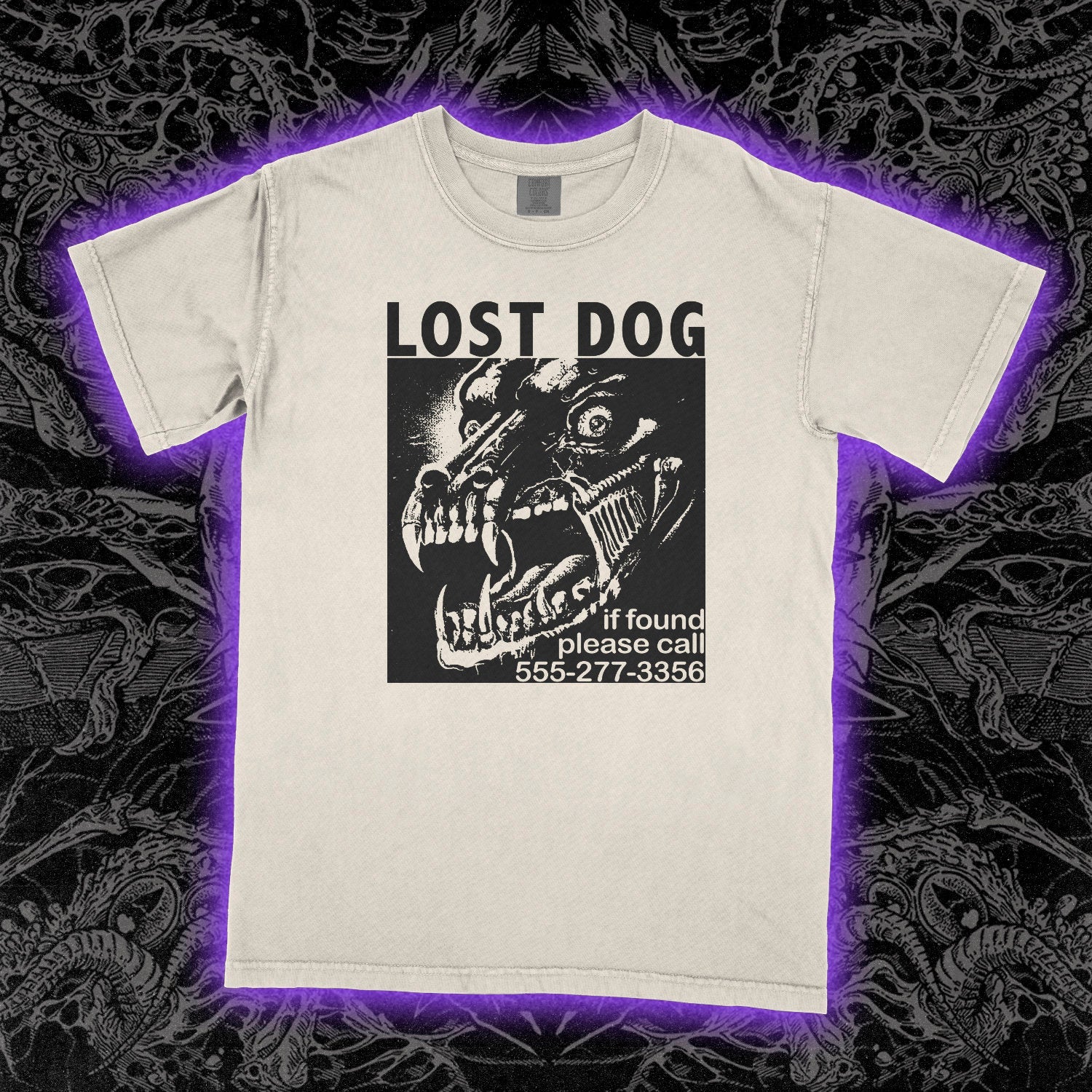 Lost Dog Comfort Colors Ivory Tee