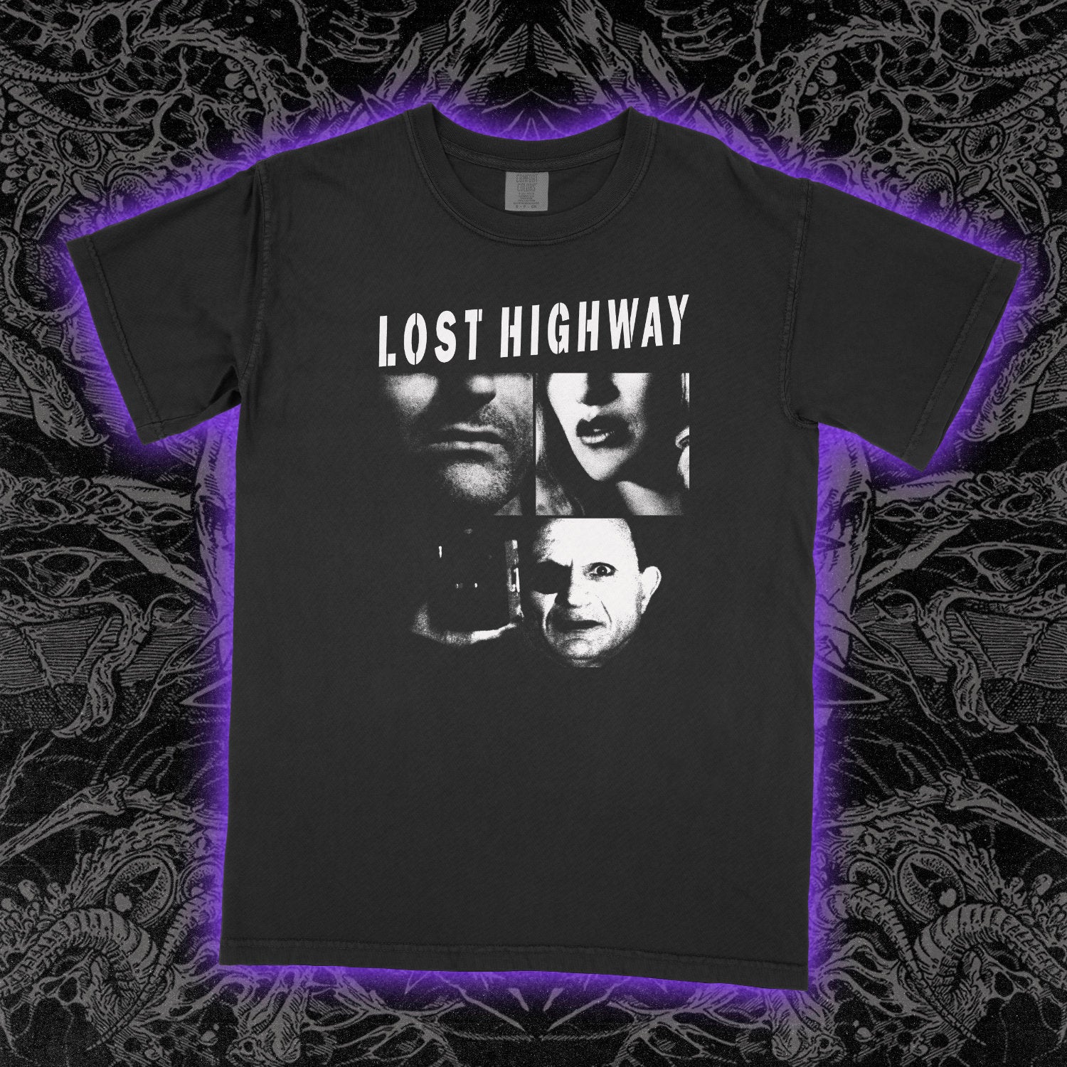 Lost Highway Comfort Colors Black Tee