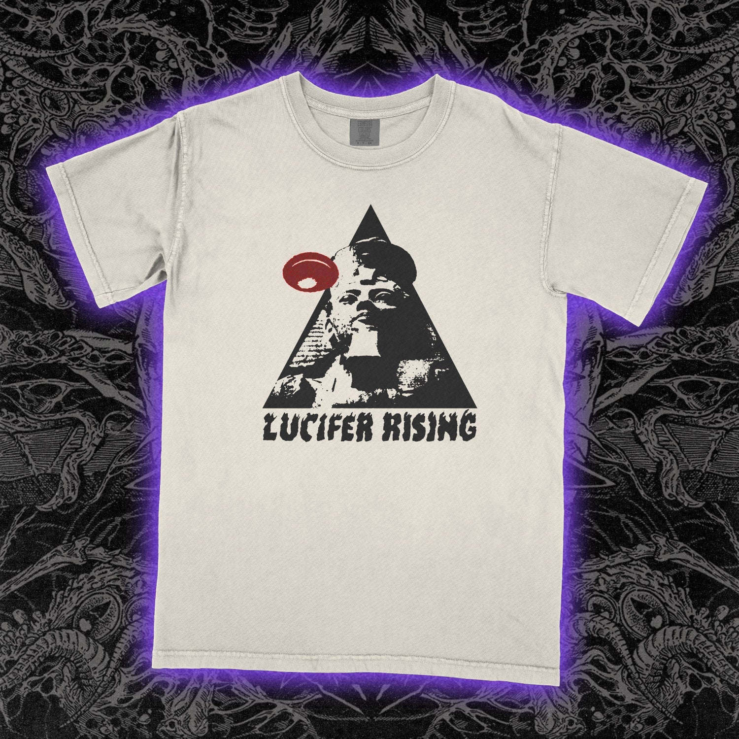 Lucifer Rising Film Comfort Colors Ivory Tee