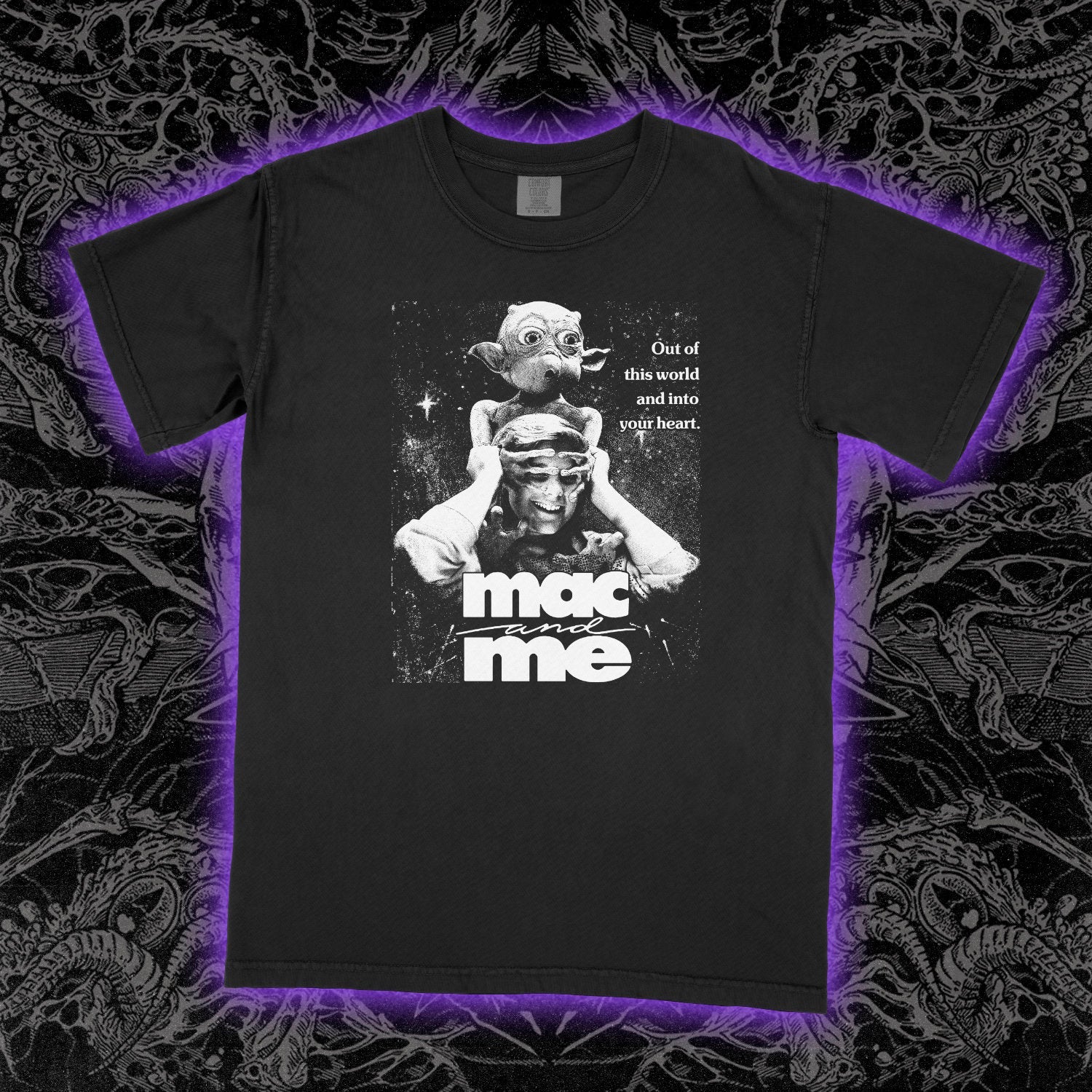 Mac And Me Comfort Colors Black Tee