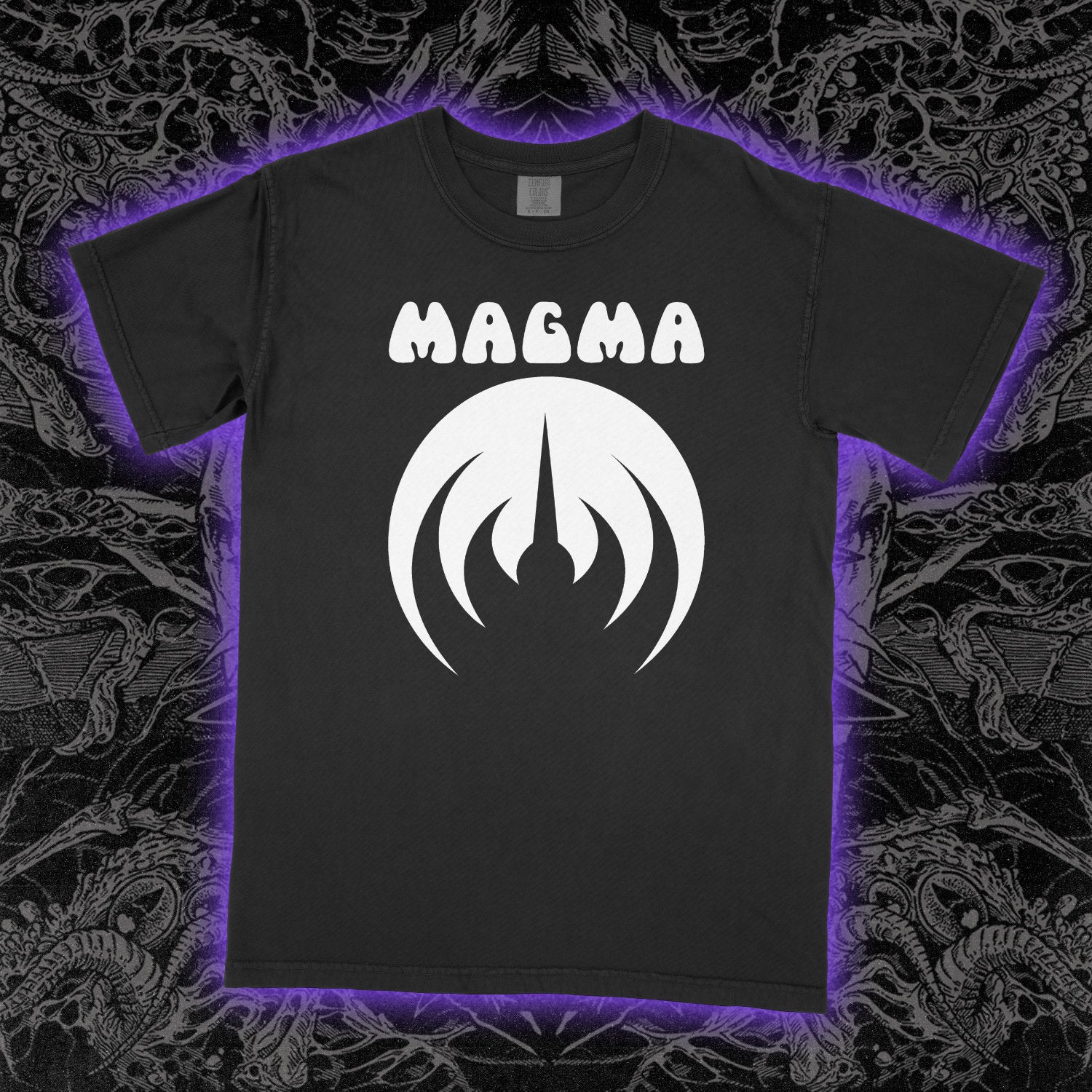 Magma Band Comfort Colors Black Tee