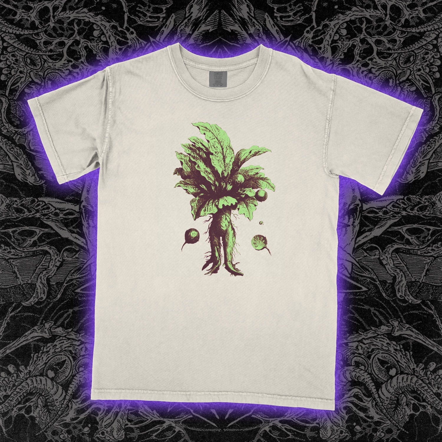 Mandrake Root Body Comfort Colors Ivory Tee