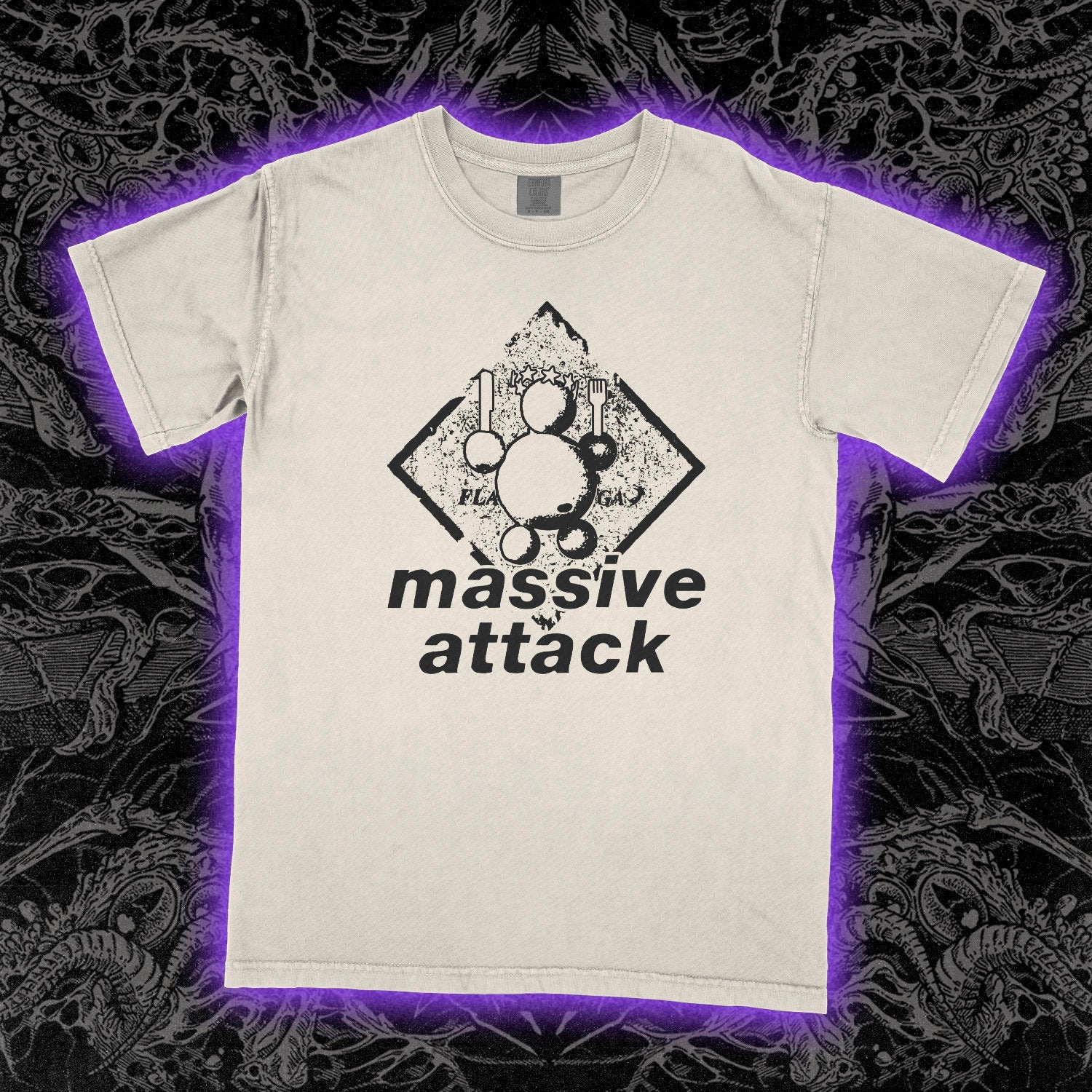 Massive Attack Comfort Colors Ivory Tee