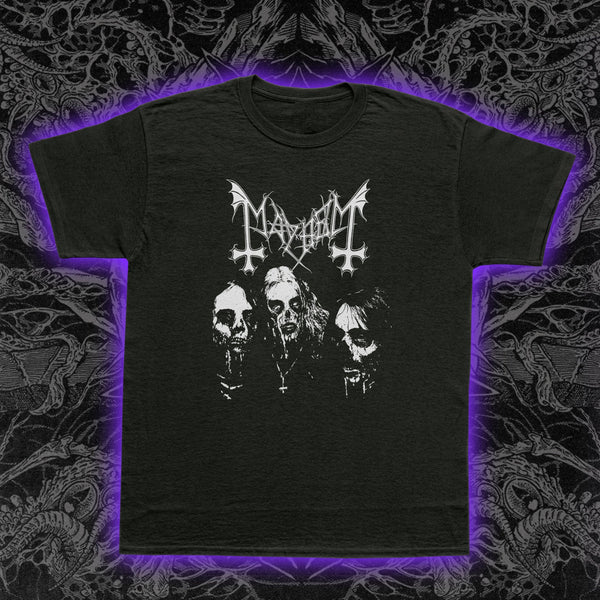 Mayhem Black Metal Premium Bella Shirt | Occult & Obscure Clothing