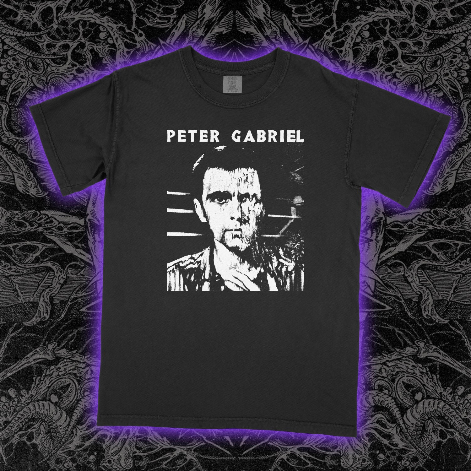 Melt 3 Peter Gabriel Comfort Colors Black Tee