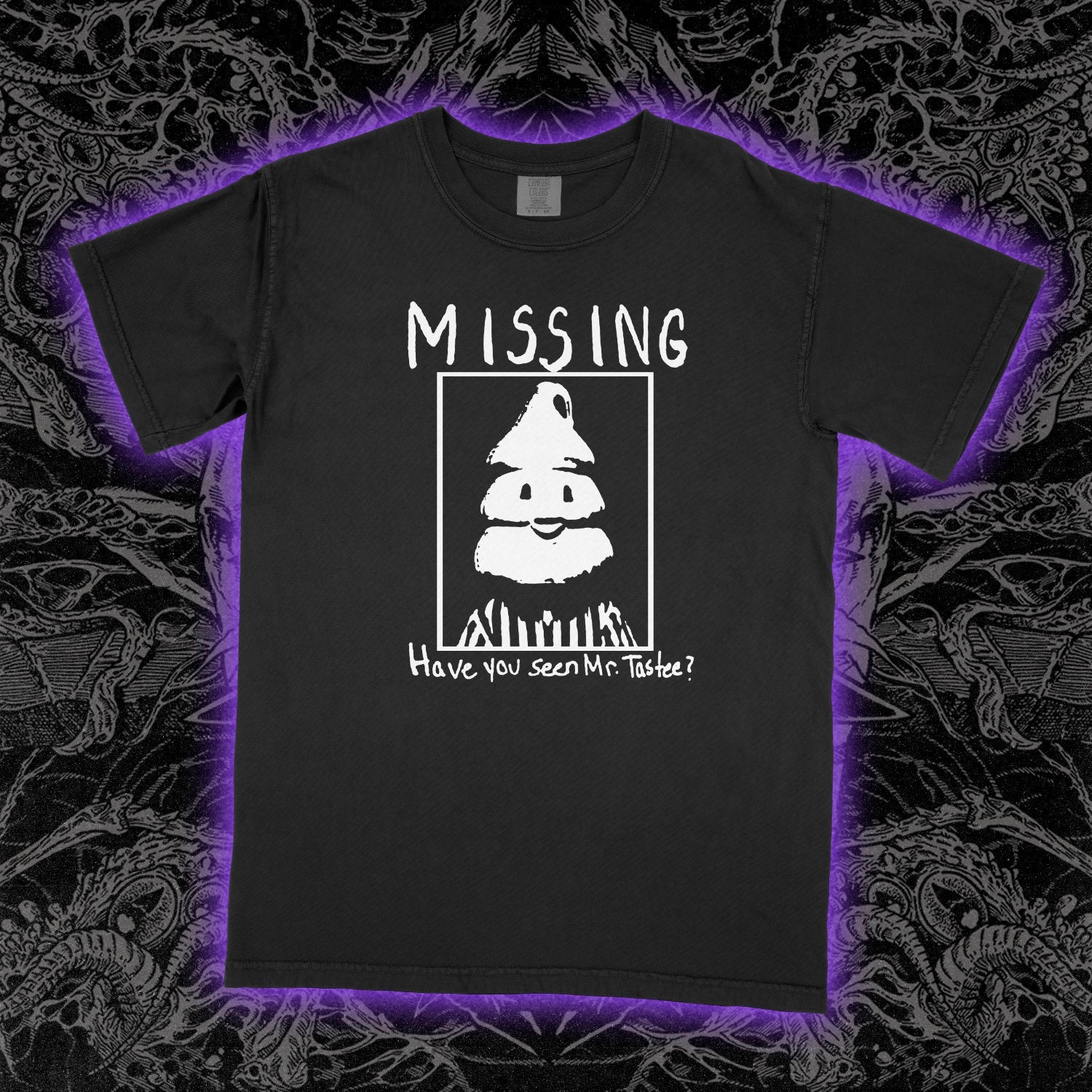 Missing Mr Tastee Comfort Colors Black Tee