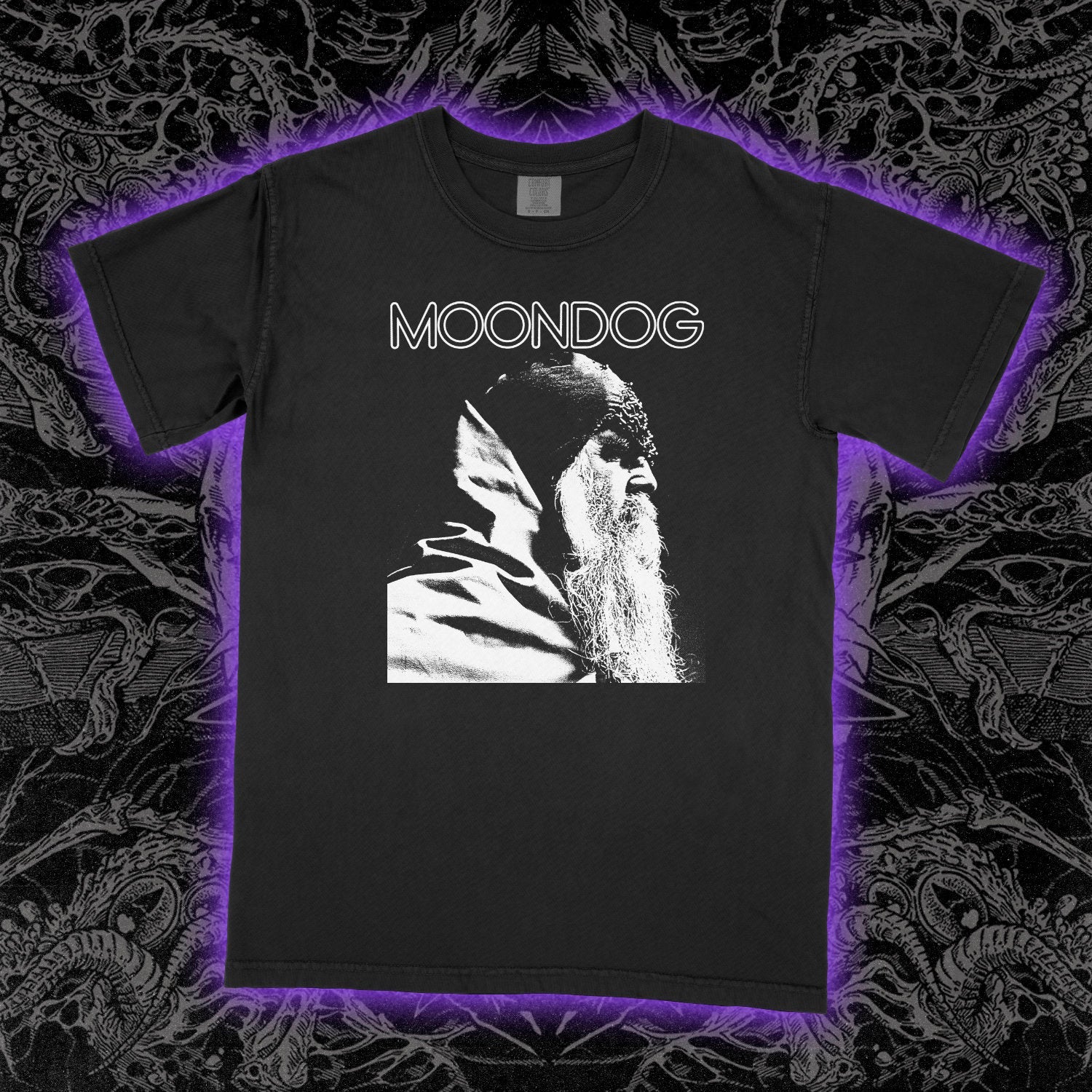 Moondog Comfort Colors Black Tee