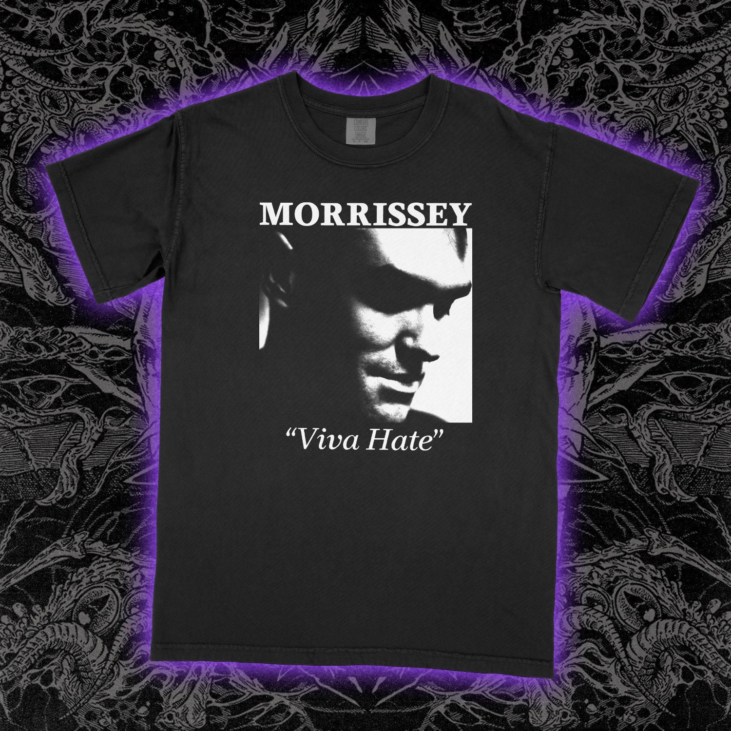 Morrissey Viva Hate Comfort Colors Black Tee