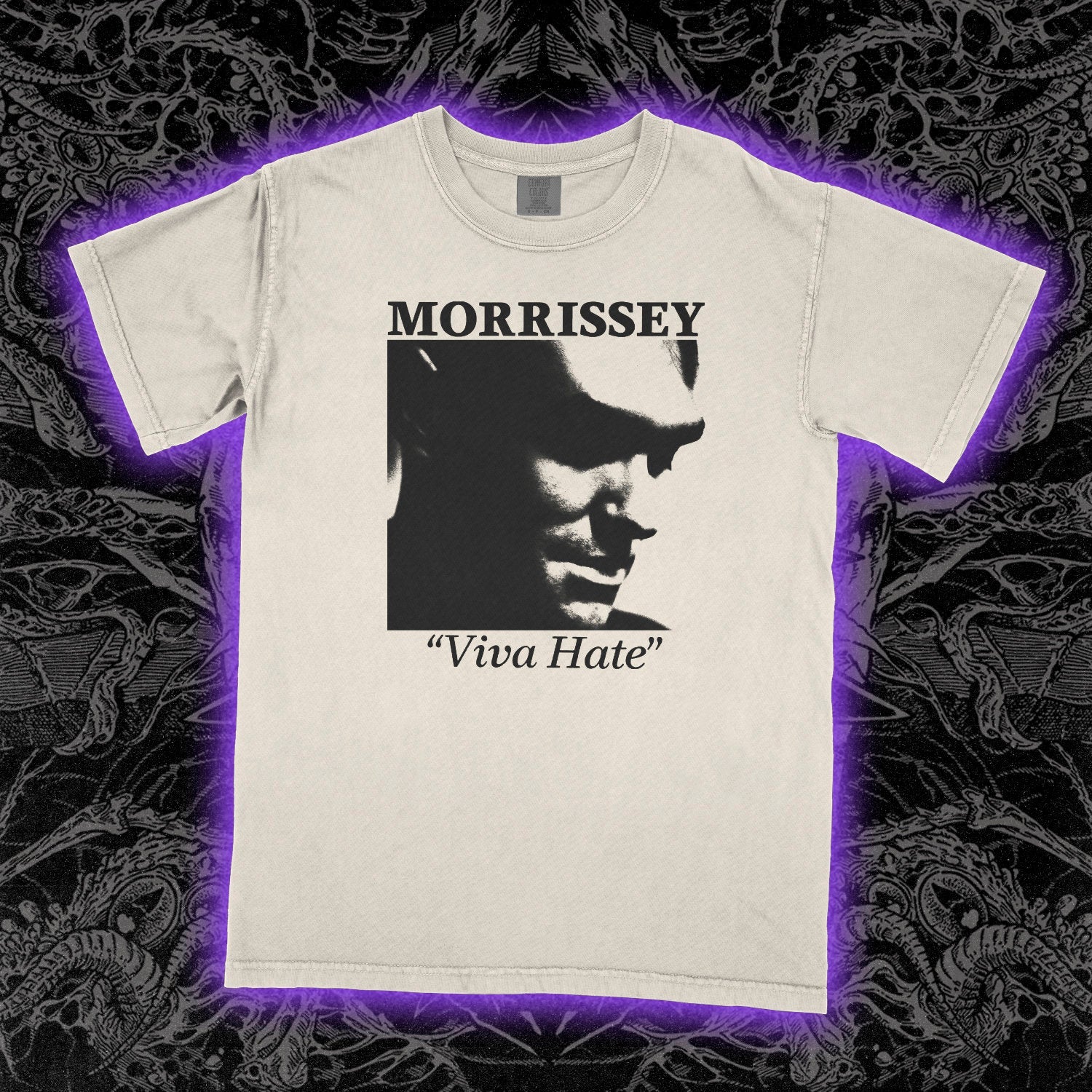 Morrissey Viva Hate Comfort Colors Ivory Tee