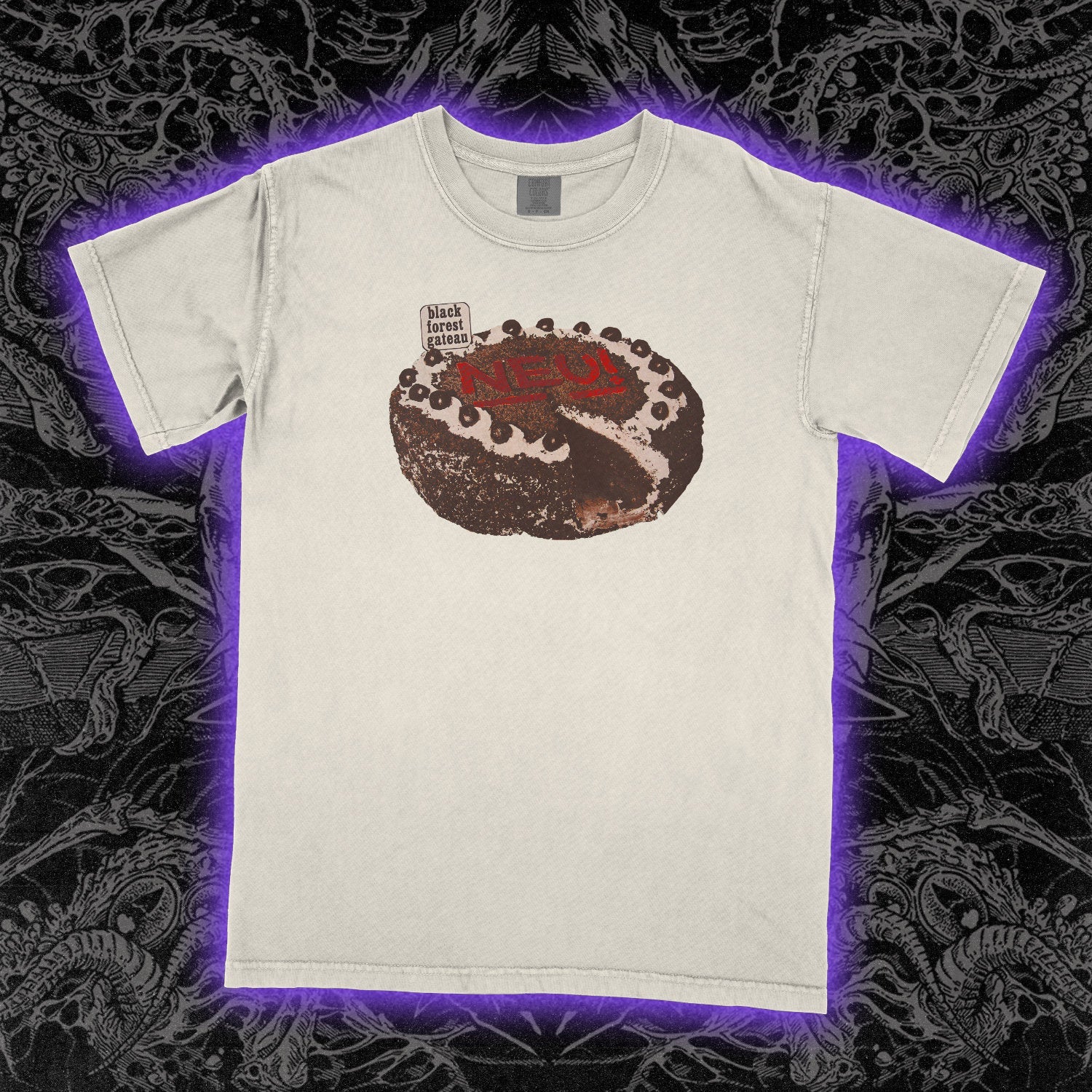 Neu Black Forest Cake Comfort Colors Ivory Tee