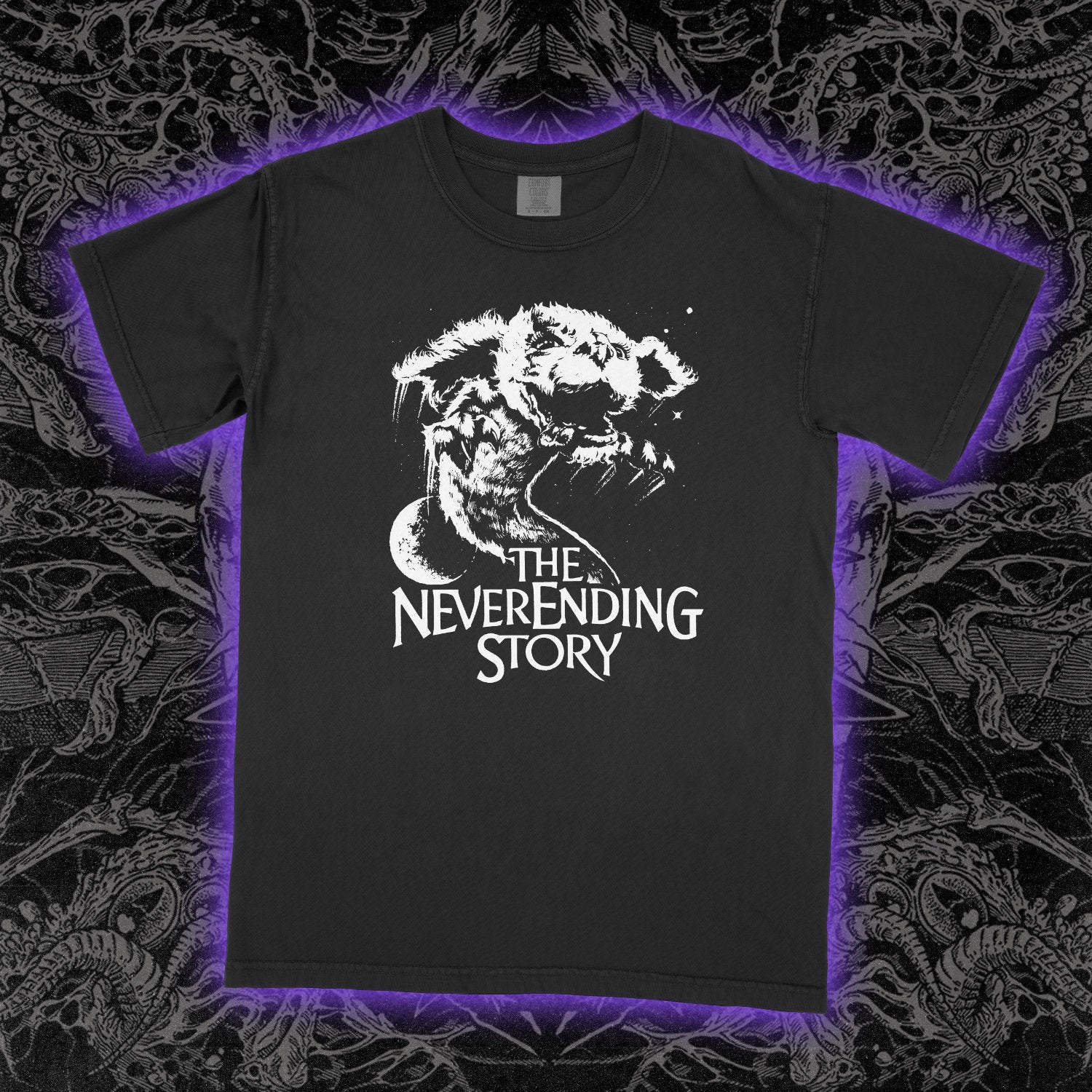 Never Ending Story Comfort Colors Black Tee