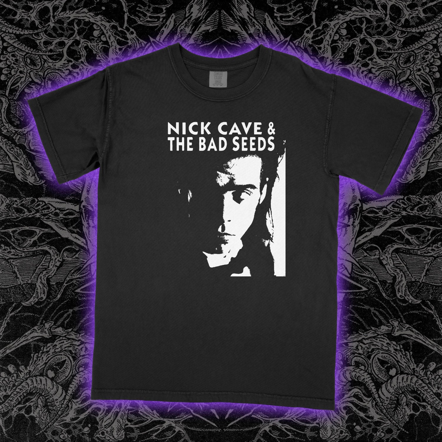 Nick Cave Bad Seeds Comfort Colors Black Tee