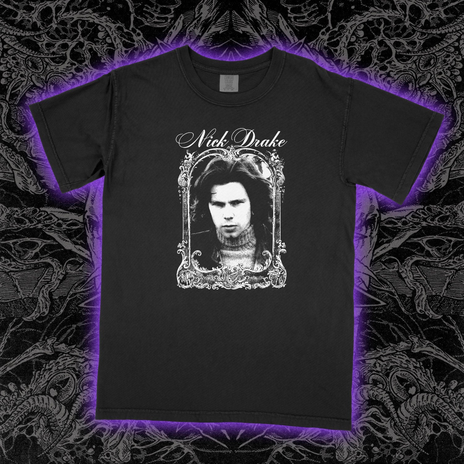 Nick Drake Comfort Colors Black Tee