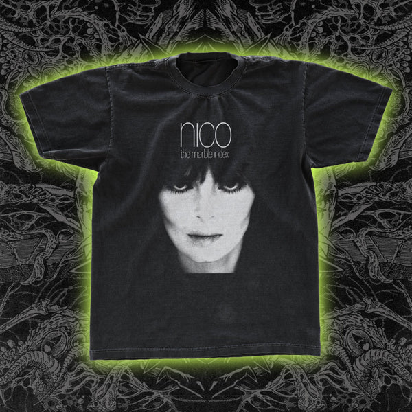 Nico Marble Index Classic Gildan Shirt| Occult, Cult, and Obscure