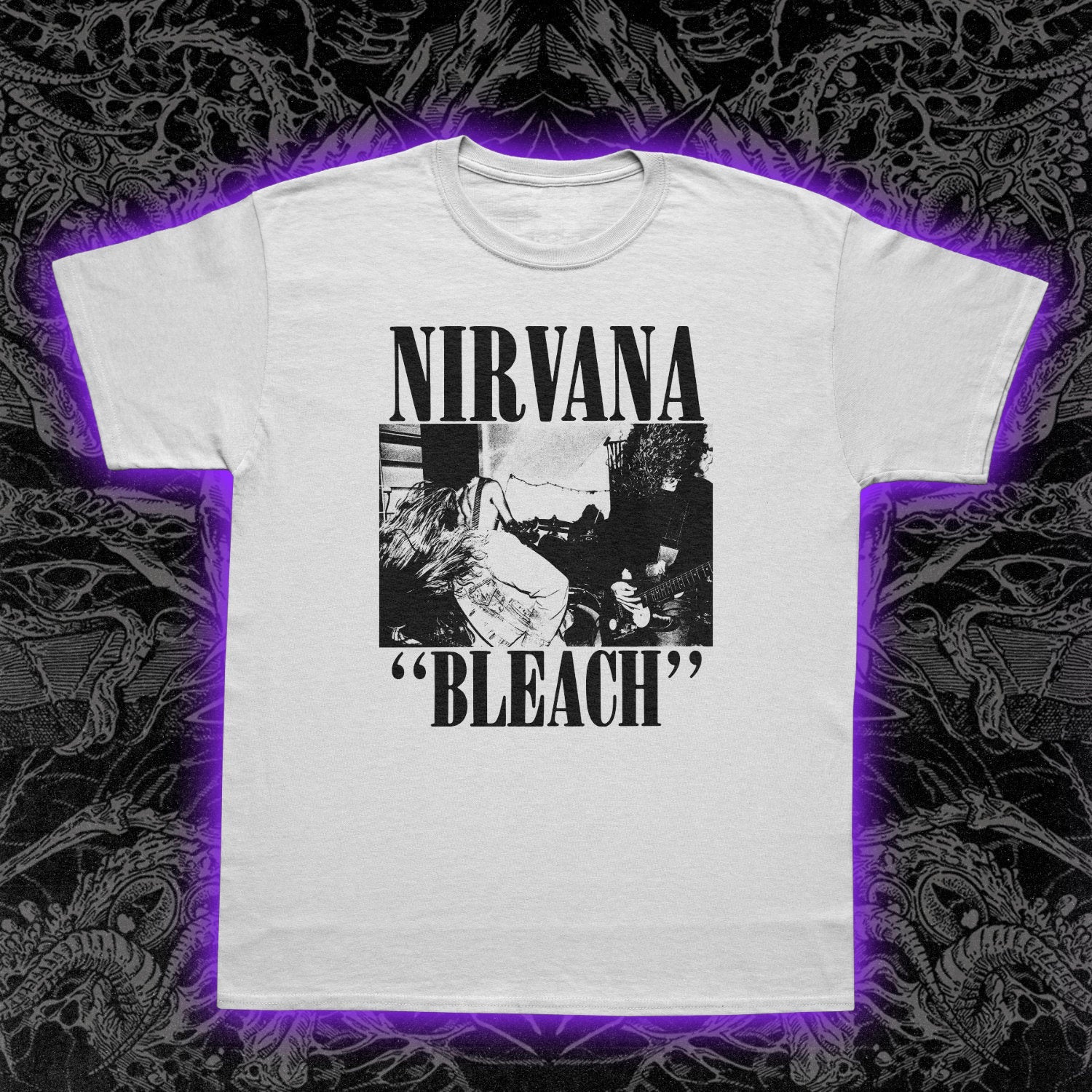 Nirvana bleach clearance shirt