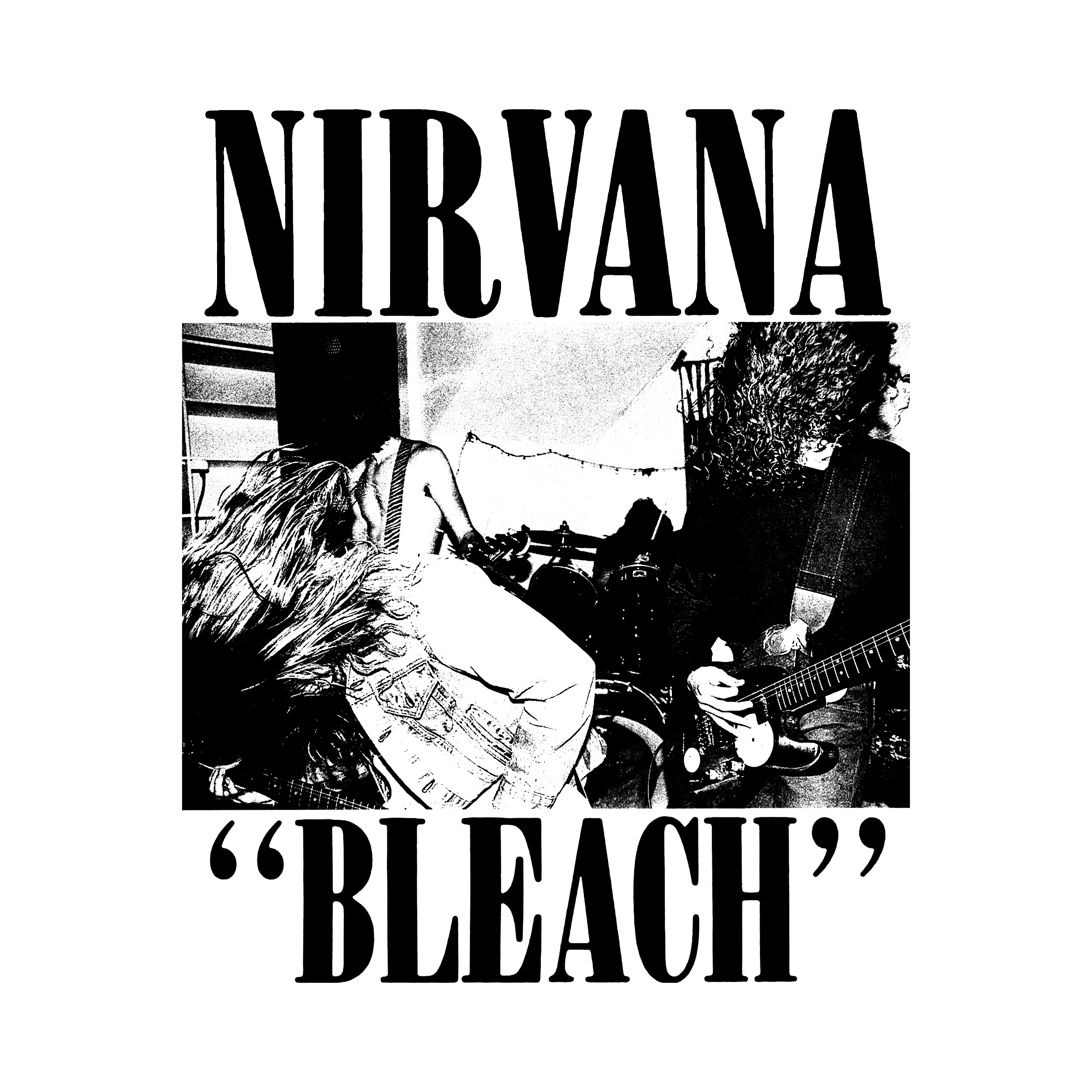 Nirvana sales bleach hoodie