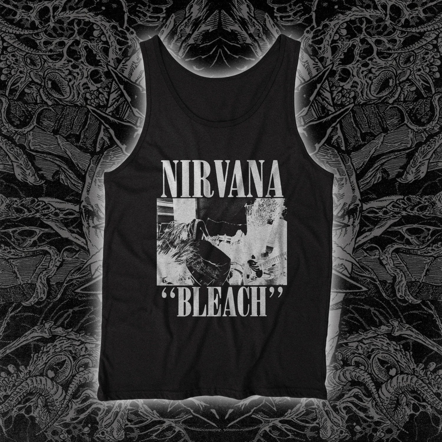 Nirvana Bleach Tank Black