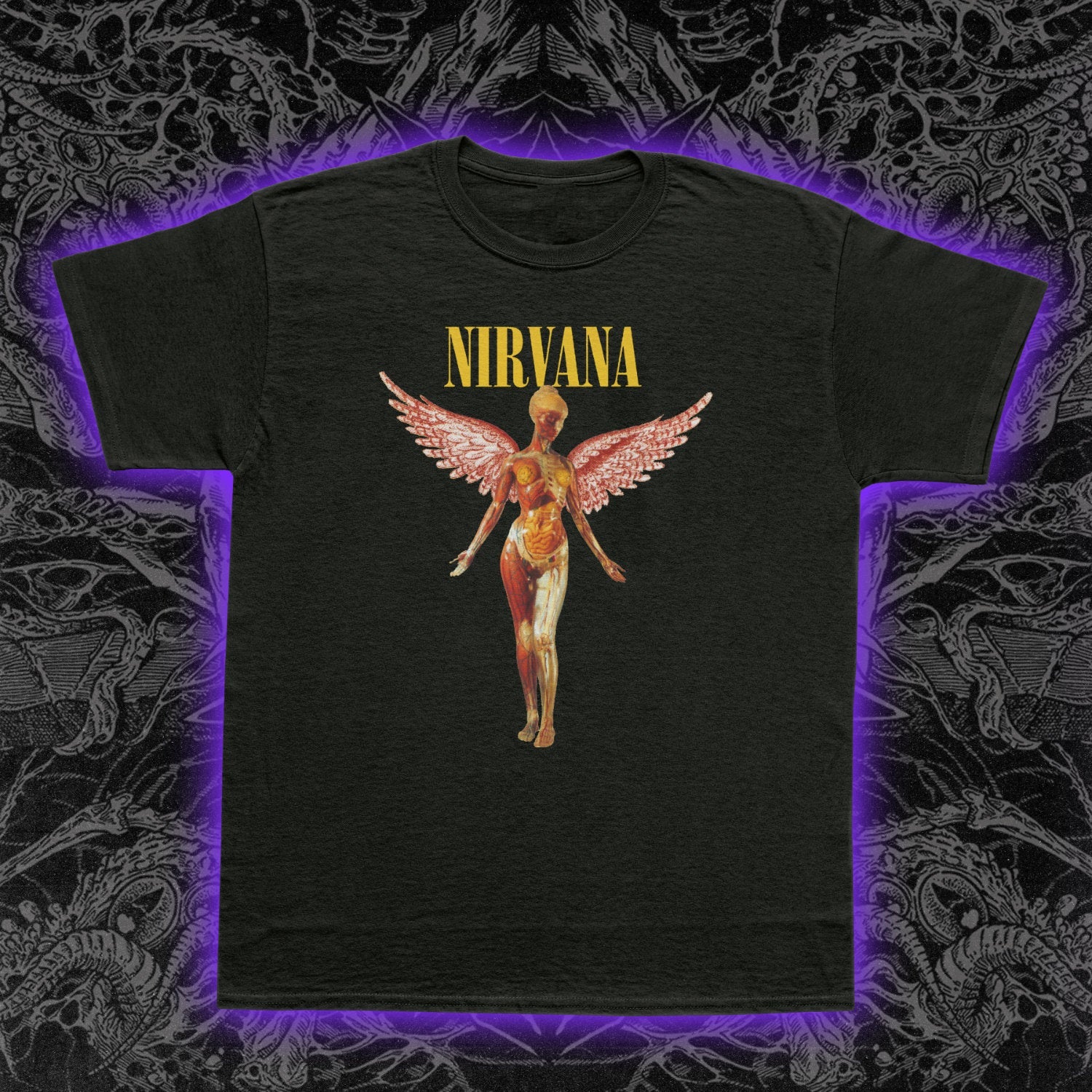 Nirvana In Utero Angel Premium Tee