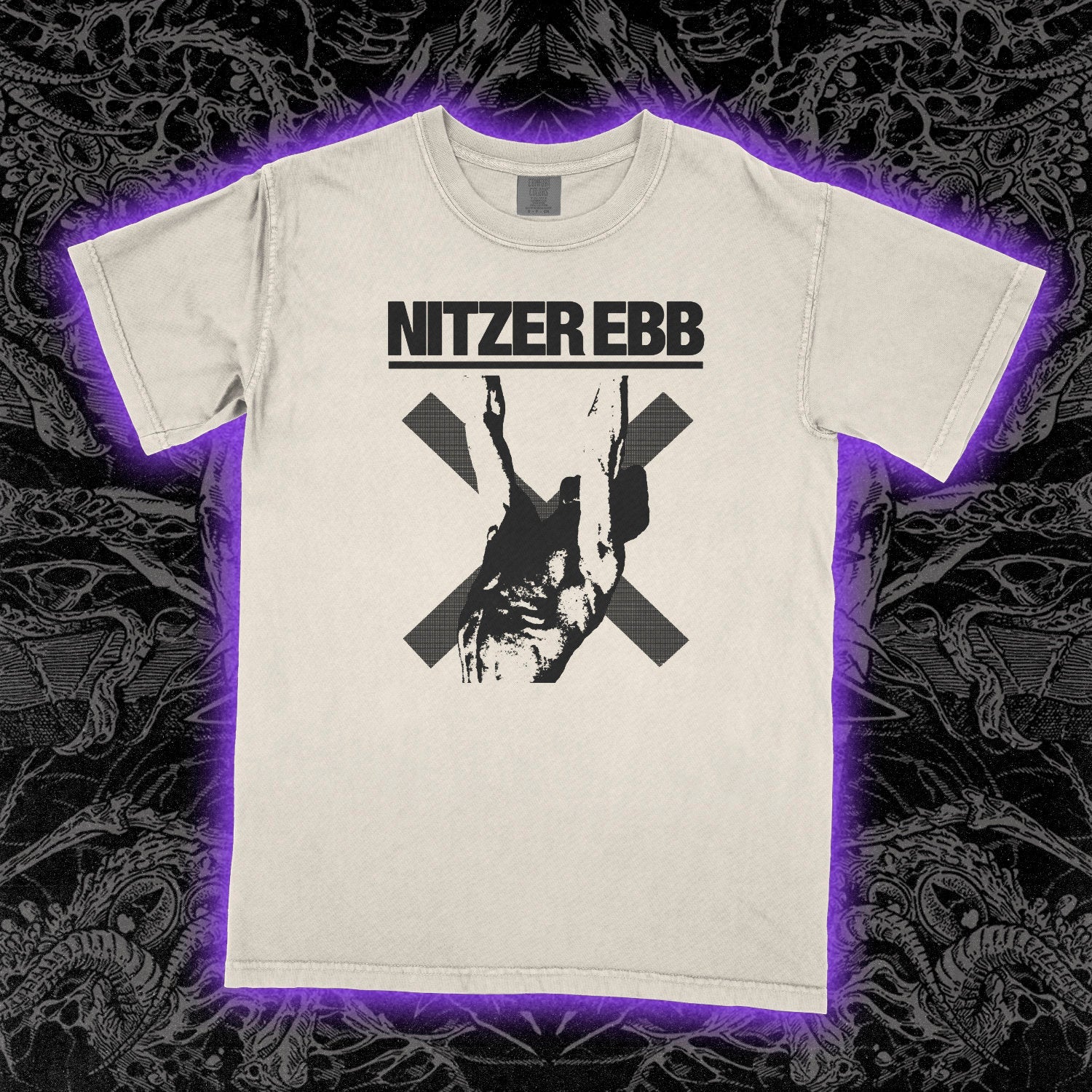 Nitzer Ebb Comfort Colors Ivory Tee