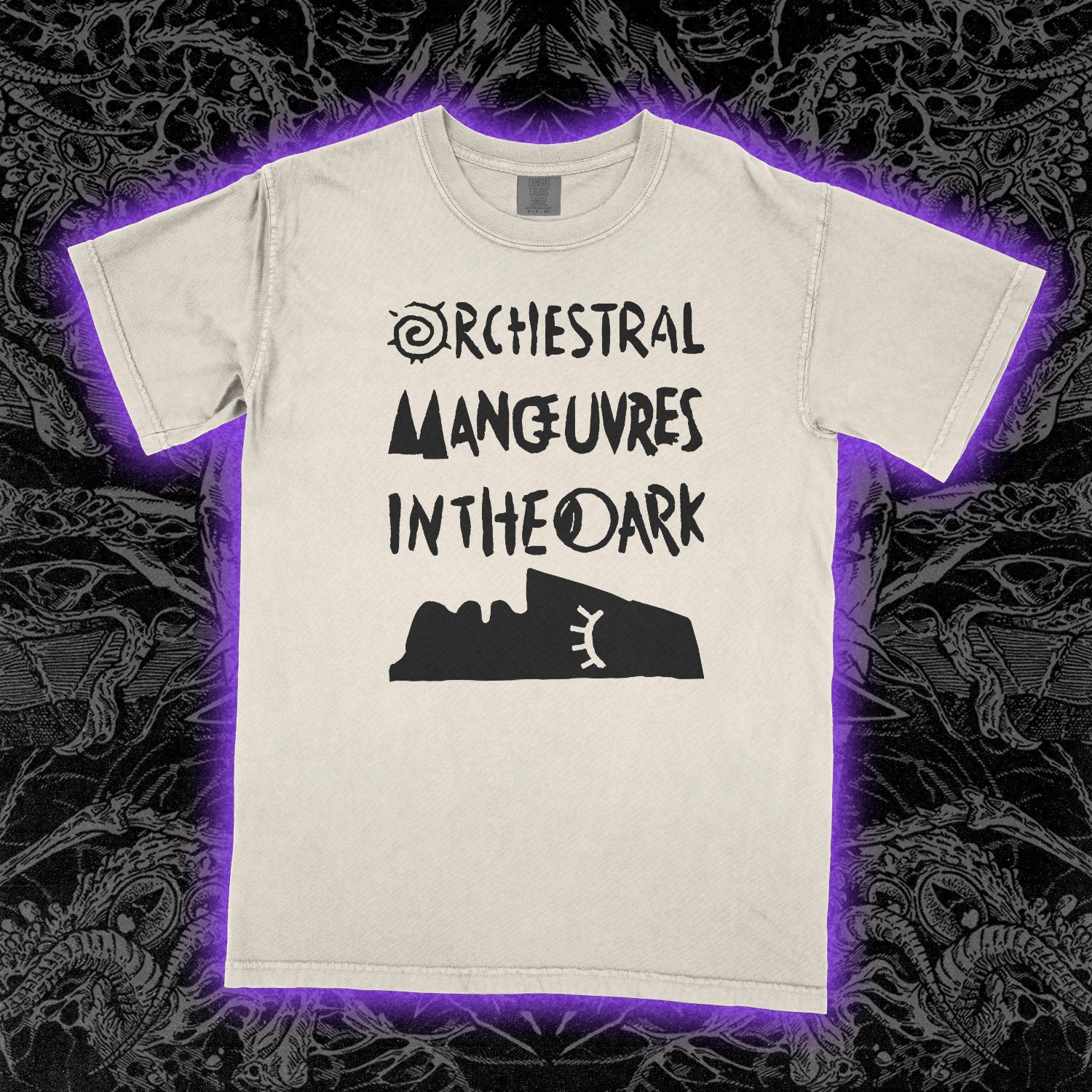 Orchestral Manouevers In The Dark Omd Comfort Colors Ivory Tee