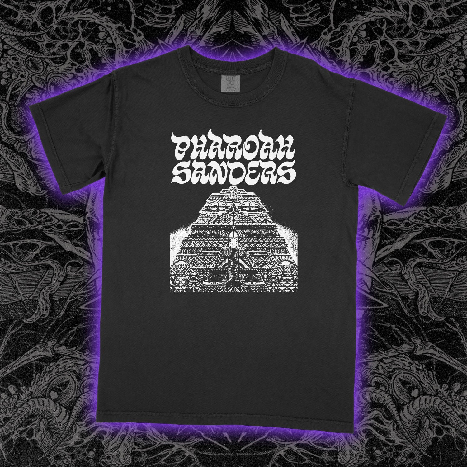 Pharoah Sanders Comfort Colors Black Tee