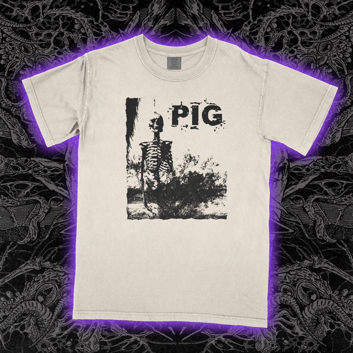 Pig Rozz Williams Film Comfort Colors Ivory Tee