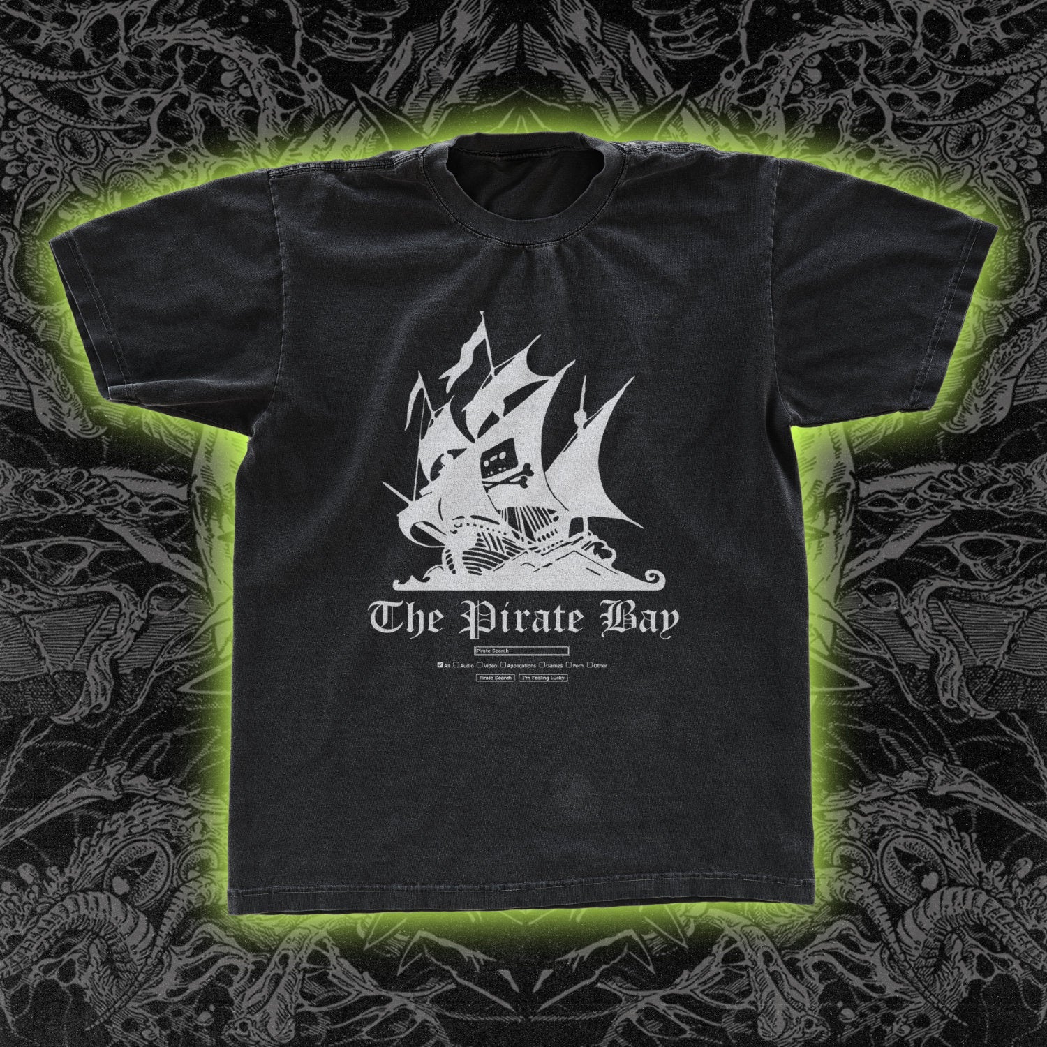 Pirate Bay Classic Tee Black